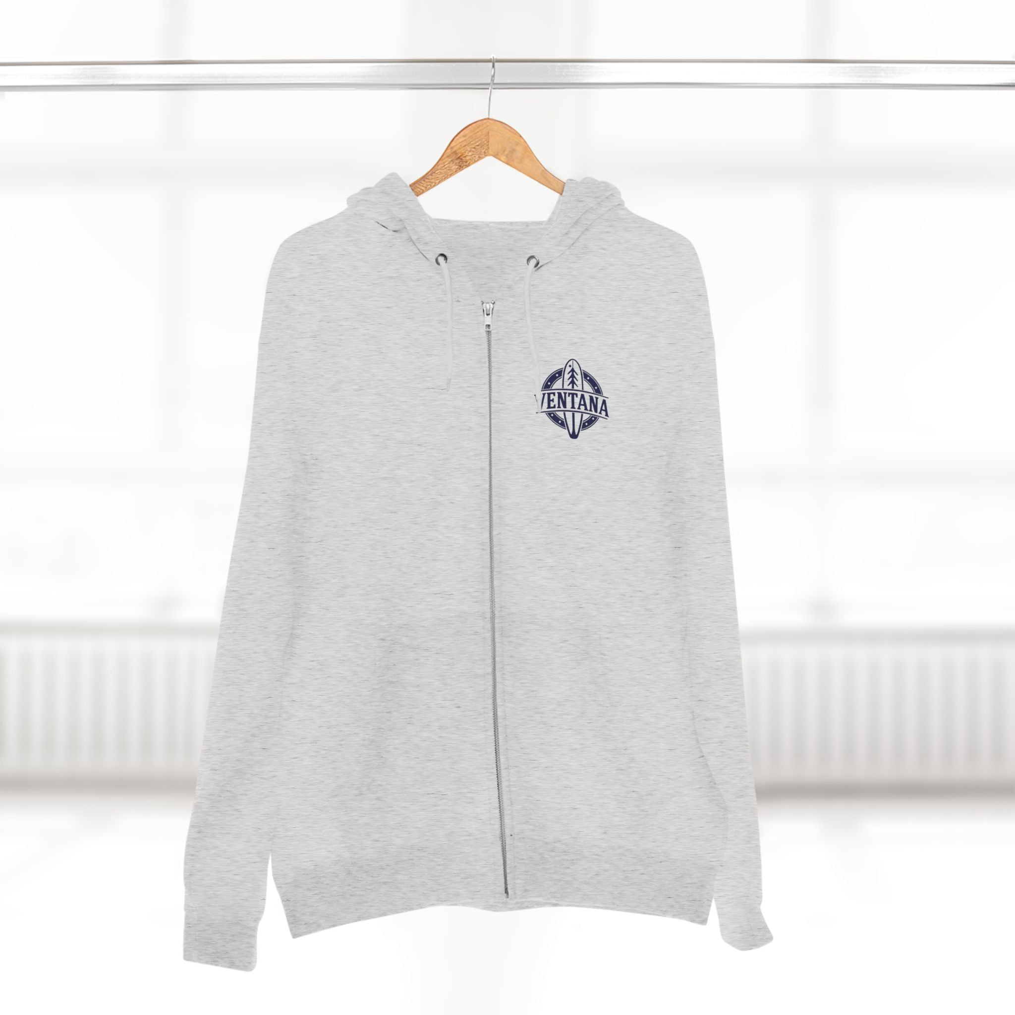 Ventana Marine Life by Lili Arnold Unisex - Zip Cotton Blend Fleece Hoodie