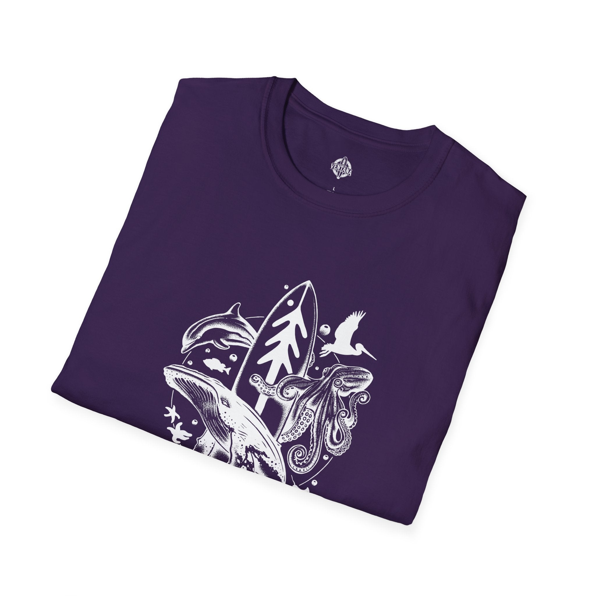 Ventana Monterey Bay by Thiago Bianchini Unisex - Soft Style U.S. Cotton T-Shirt