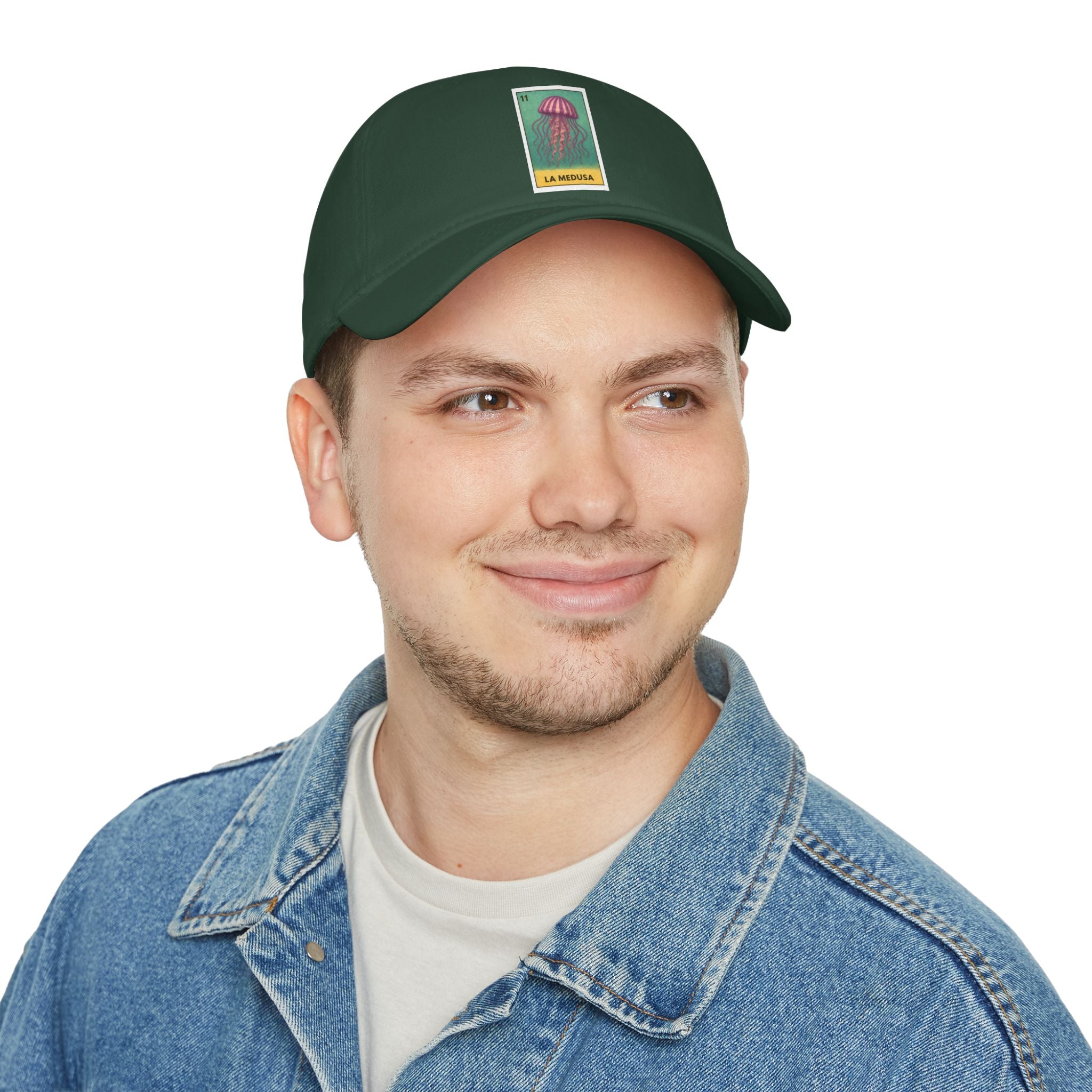 Sea Jelly Lotería Unisex - 100% Cotton Baseball Cap (La Medusa)