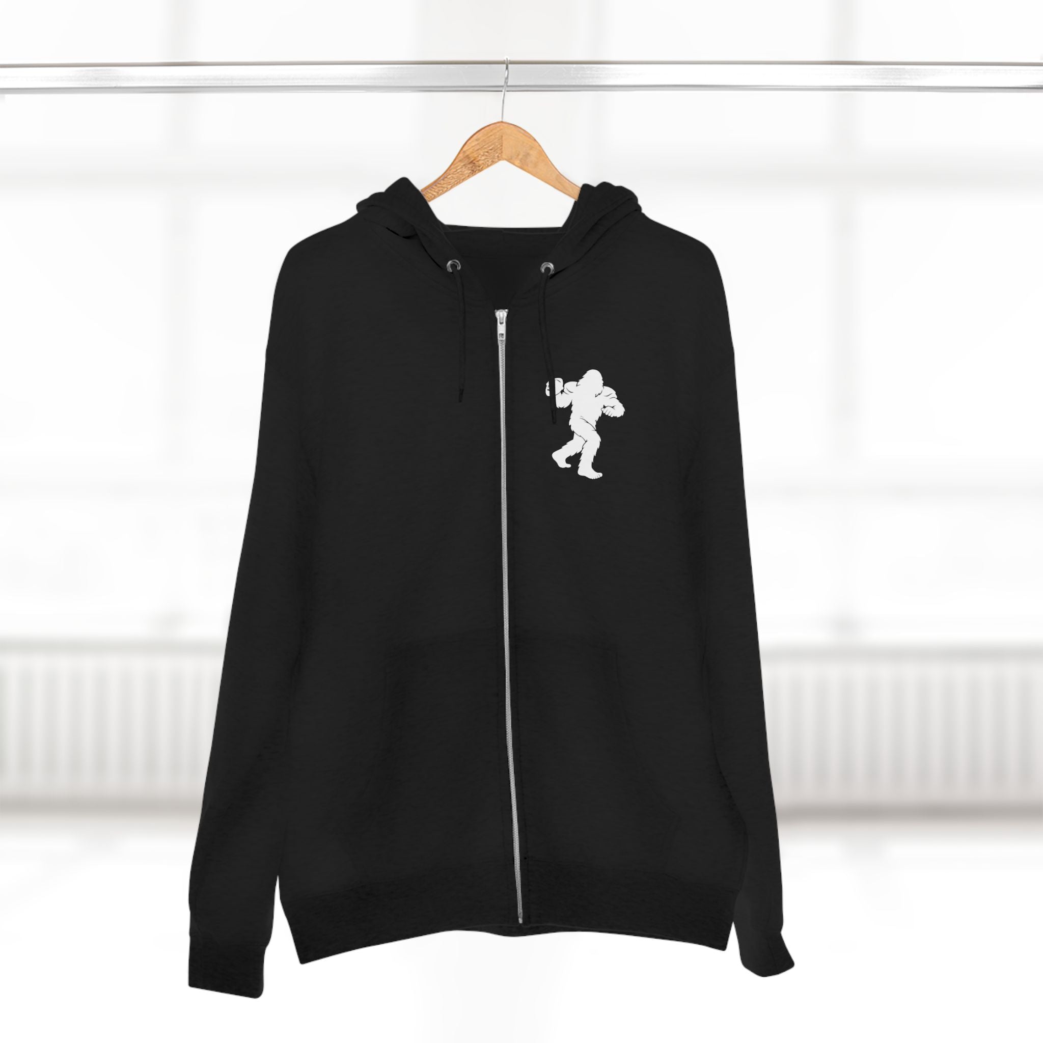 Ventana Snapsquatch Unisex - Zip Cotton Blend Fleece Hoodie