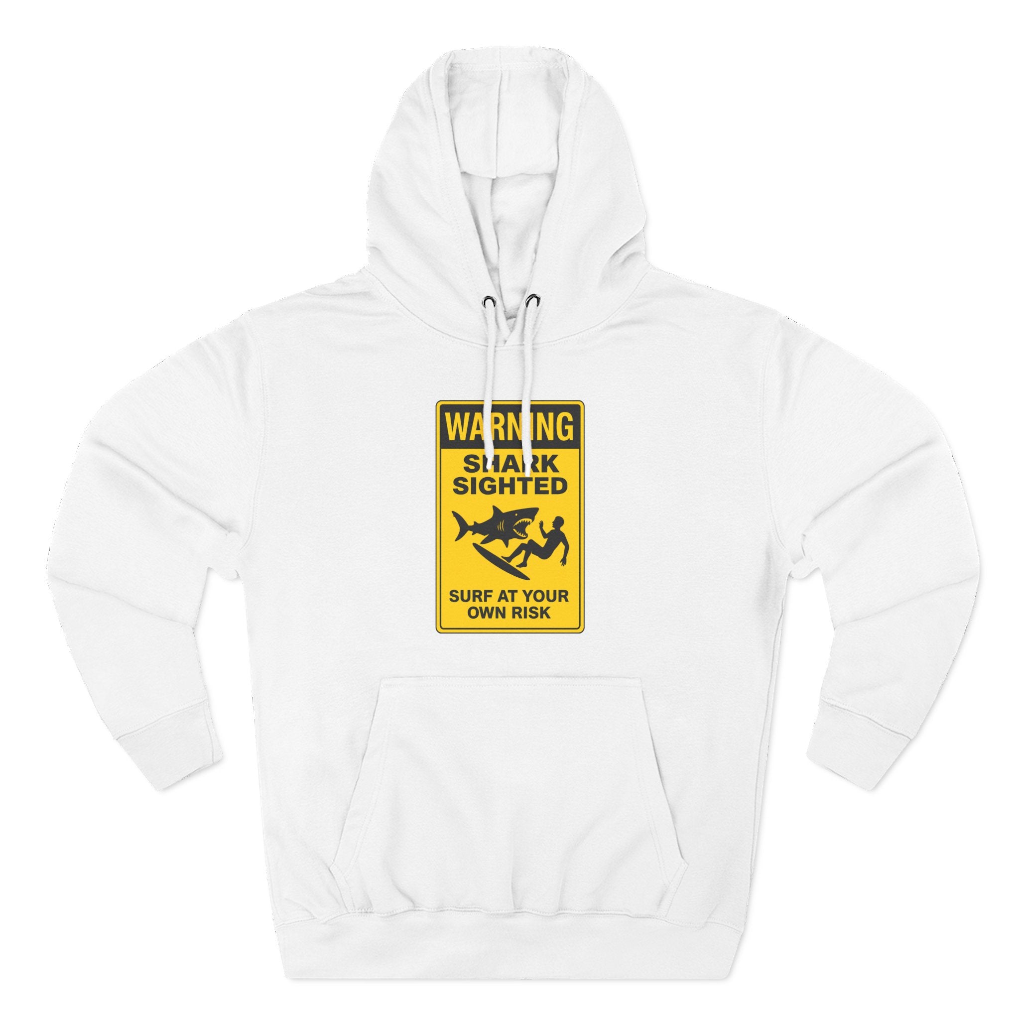 Shark Sighted Unisex - Pull-Over Cotton Blend Fleece Hoodie