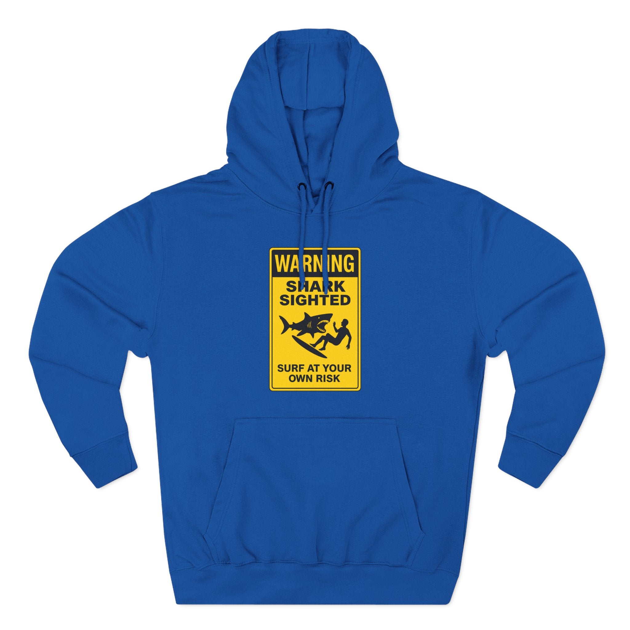 Shark Sighted Unisex - Pull-Over Cotton Blend Fleece Hoodie