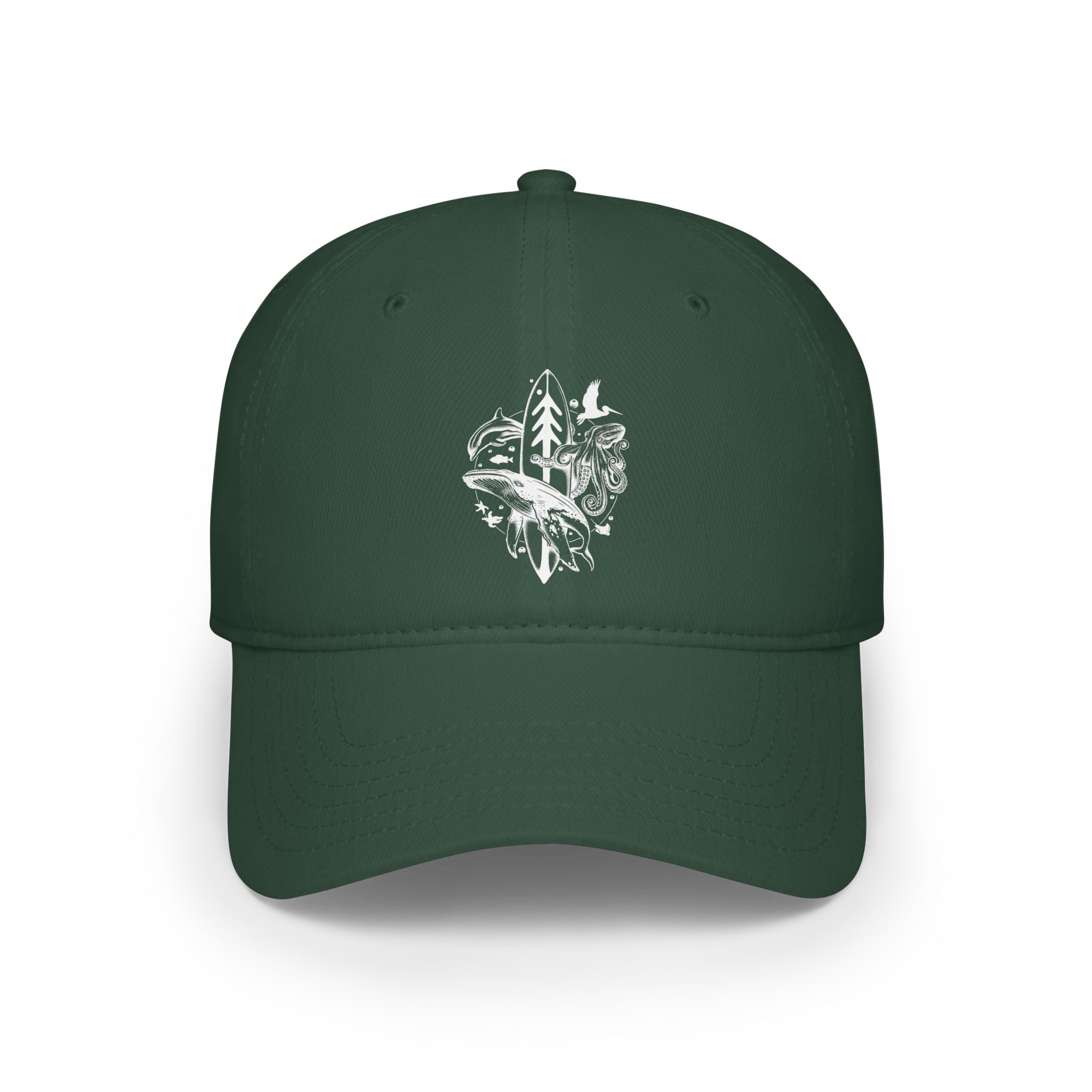 Ventana Monterey Bay by Thiago Bianchini Unisex - 100% Cotton Baseball Cap