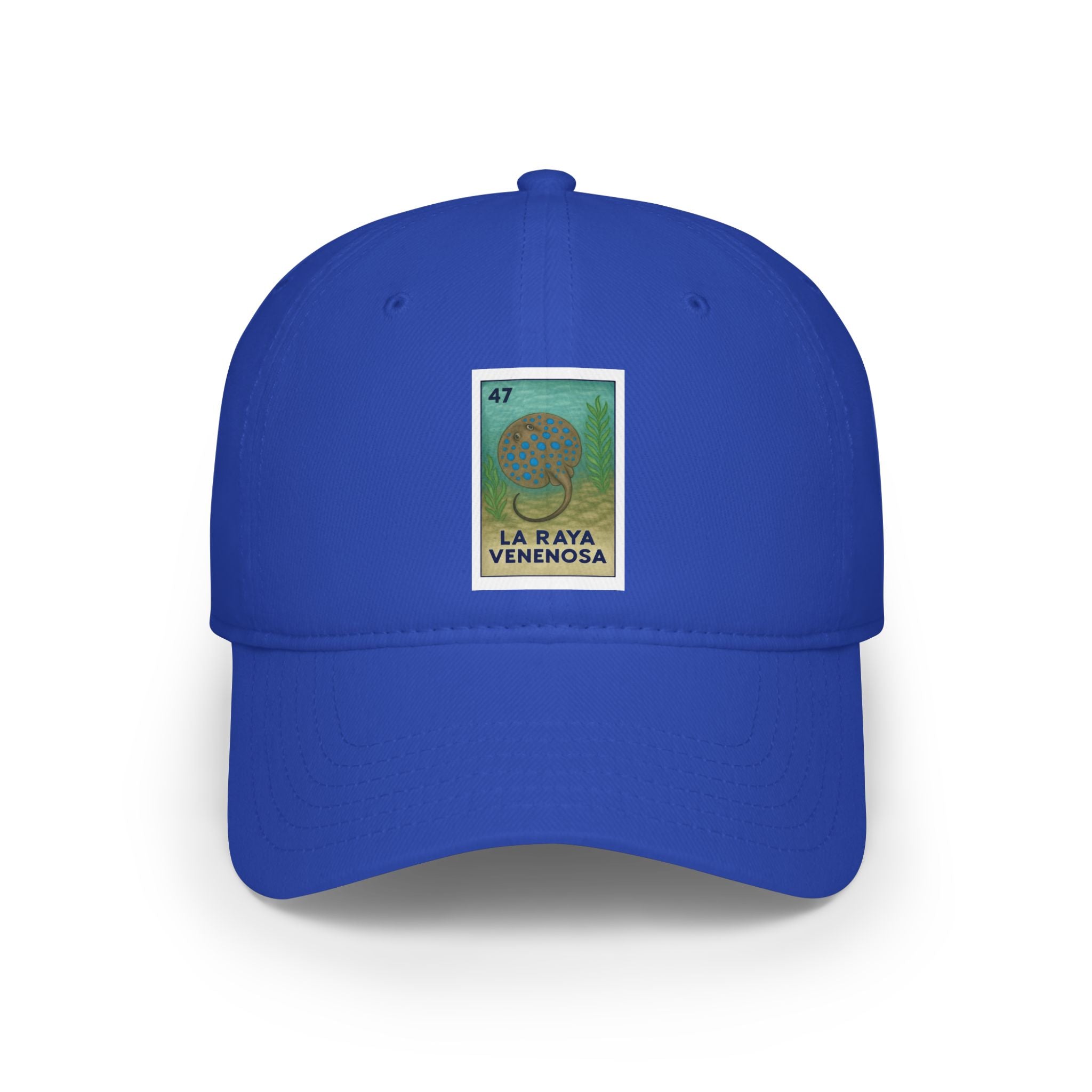 Stingray Lotería Unisex - 100% Cotton Baseball Cap (La Raya Venenosa)