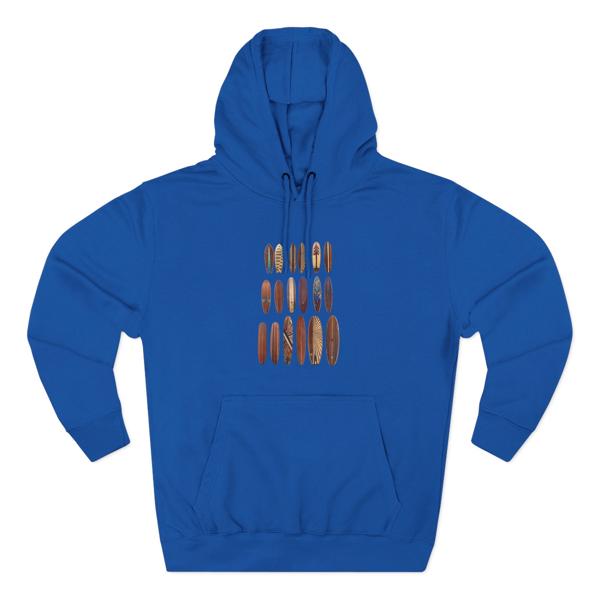 Ventana Wooden Surfboards Unisex - Pull-Over Cotton Blend Fleece Hoodie