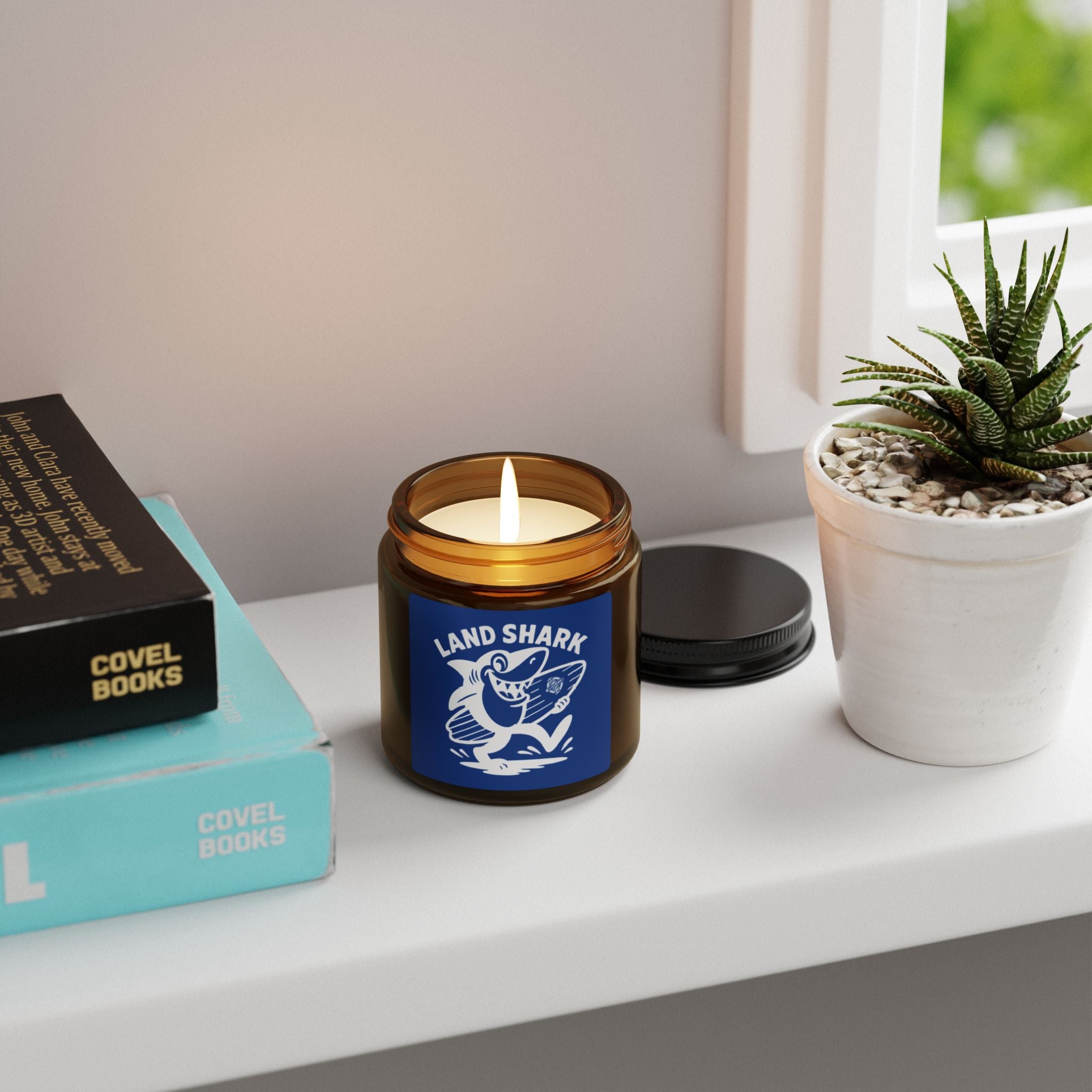Land Shark Scented Soy Candle (4oz & 9oz)