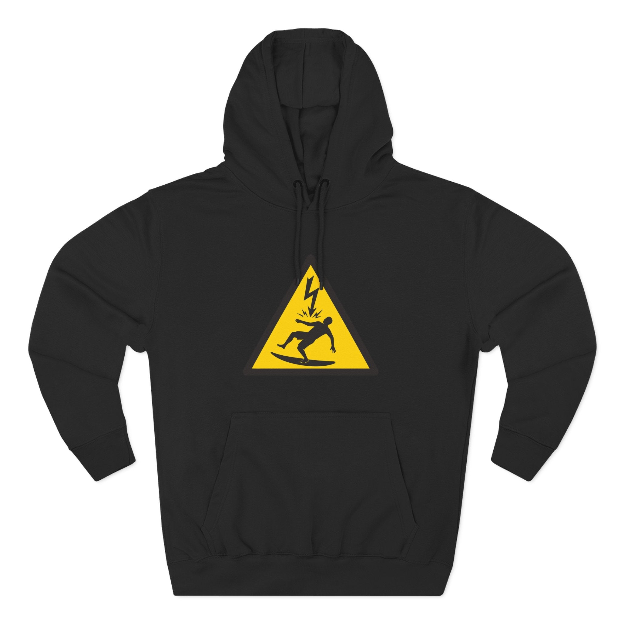 Electric Surfer Unisex - Pull-Over Cotton Blend Fleece Hoodie