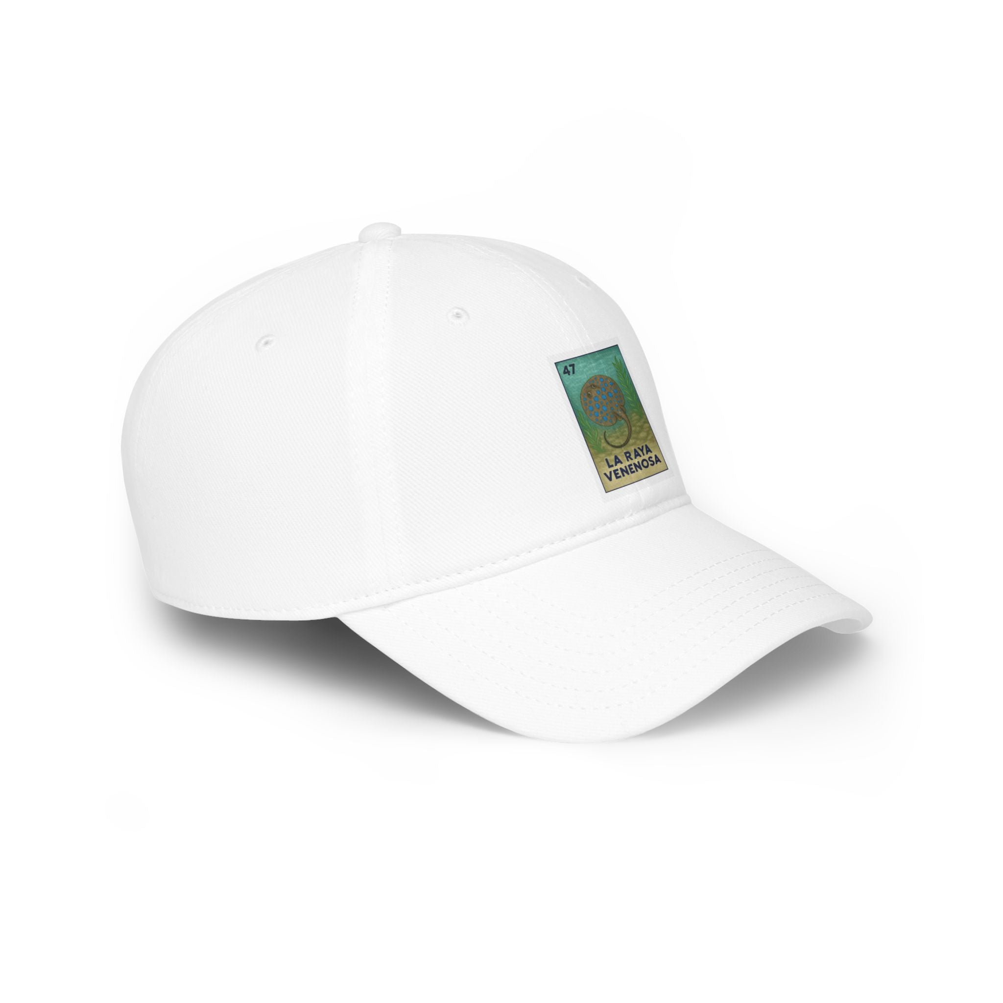 Stingray Lotería Unisex - 100% Cotton Baseball Cap (La Raya Venenosa)