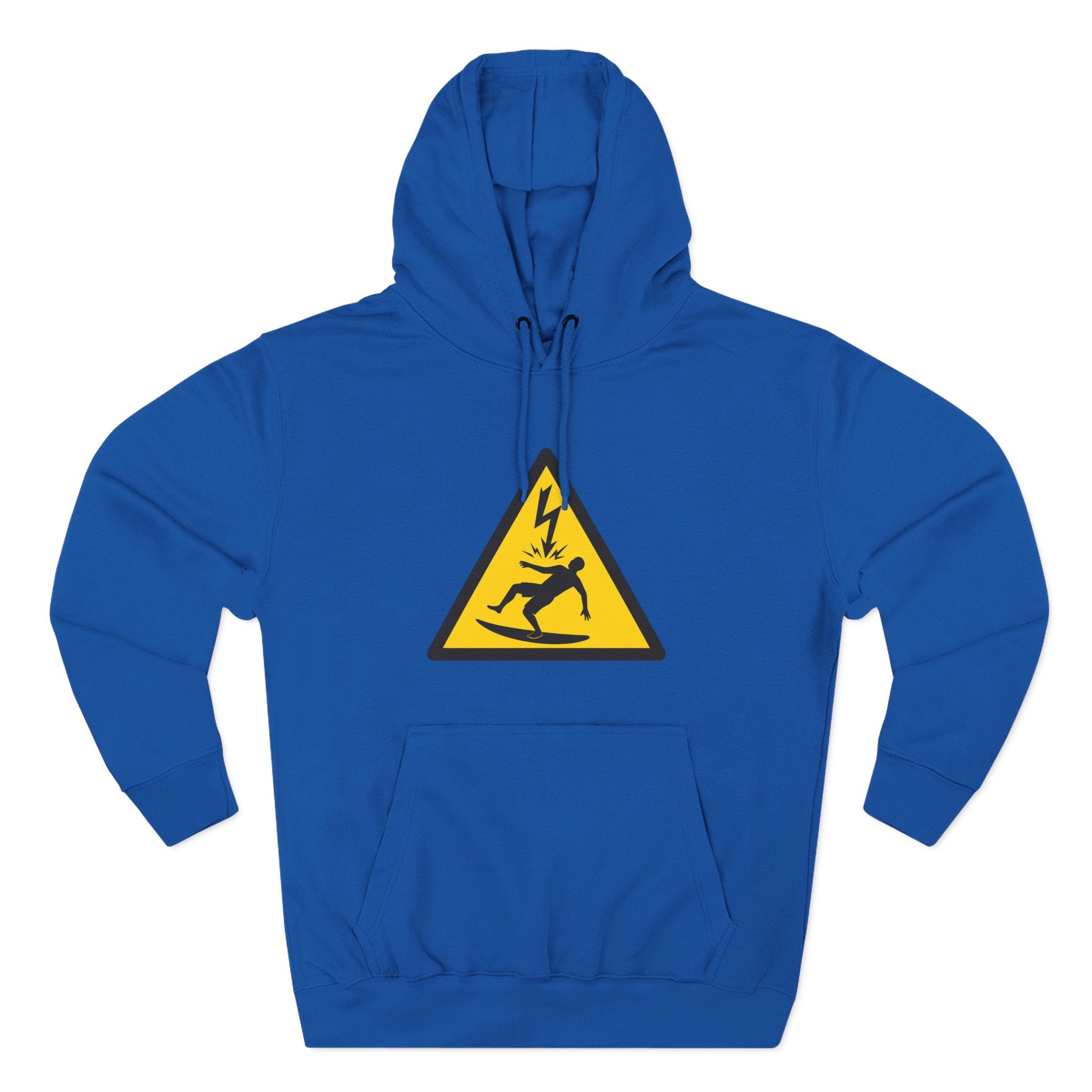 Electric Surfer Unisex - Pull-Over Cotton Blend Fleece Hoodie