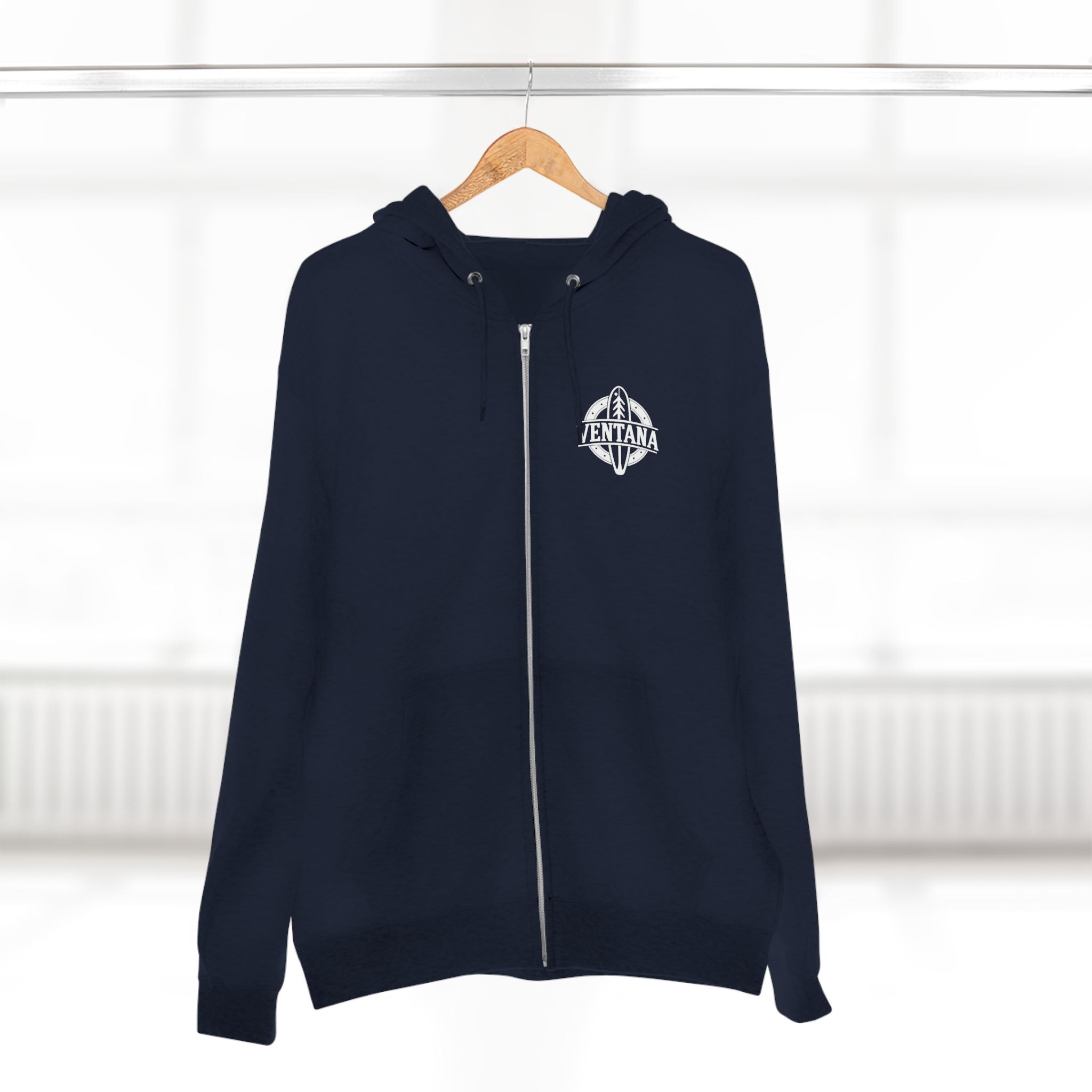 Ventana Marine Life by Lili Arnold Unisex - Zip Cotton Blend Fleece Hoodie