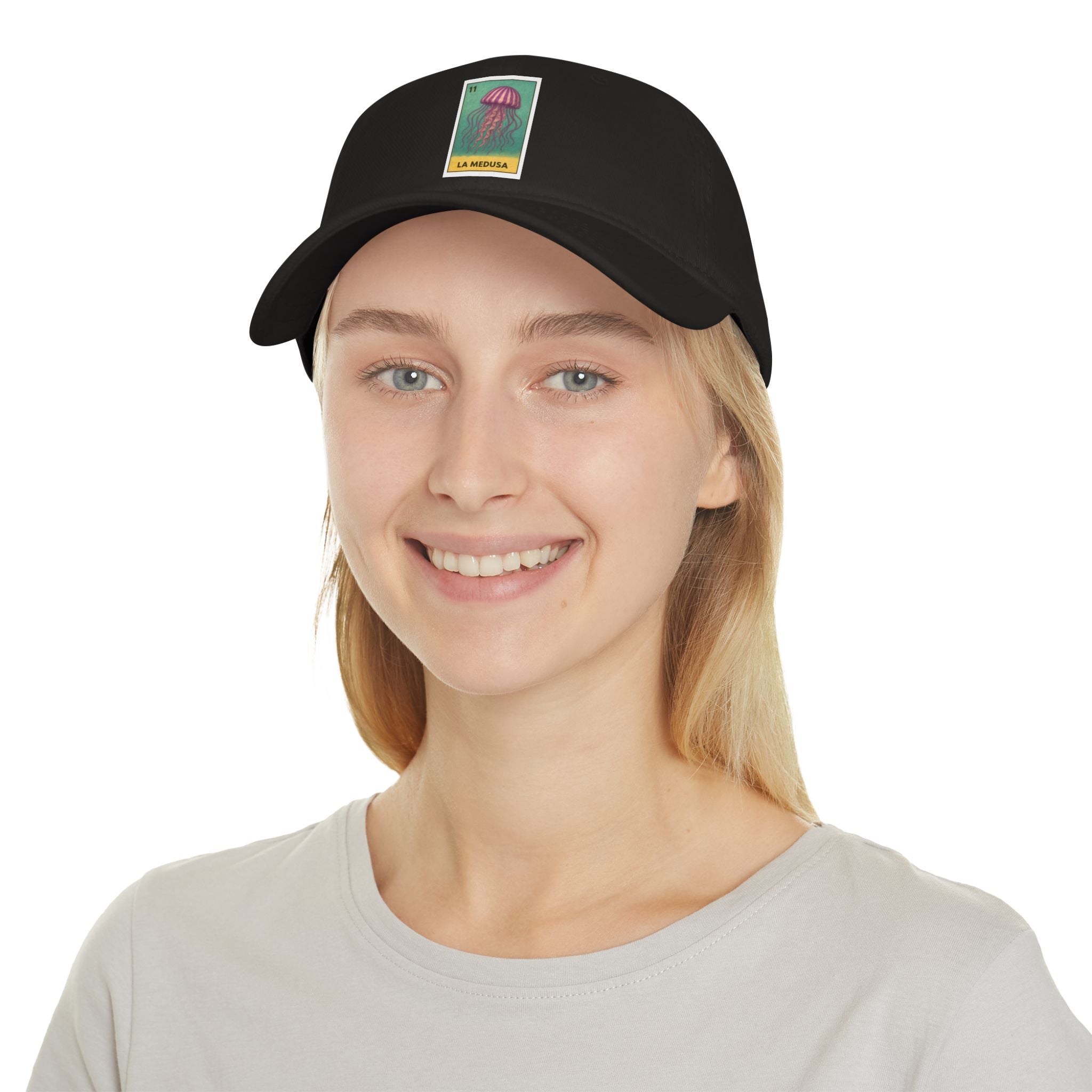 Sea Jelly Lotería Unisex - 100% Cotton Baseball Cap (La Medusa)