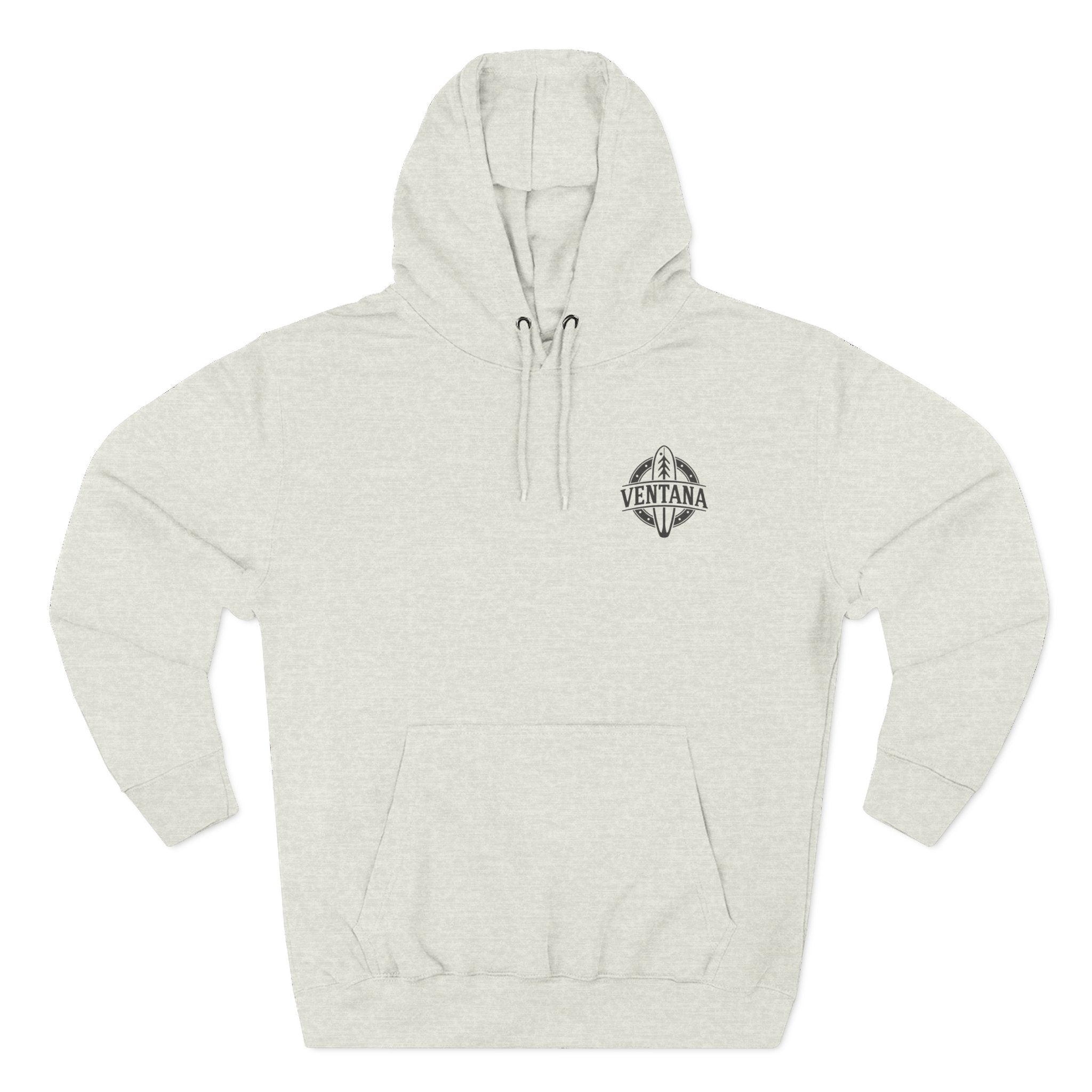 Ventana Surfsquatch by Thiago Bianchini Unisex - Pull-Over Cotton Blend Fleece Hoodie