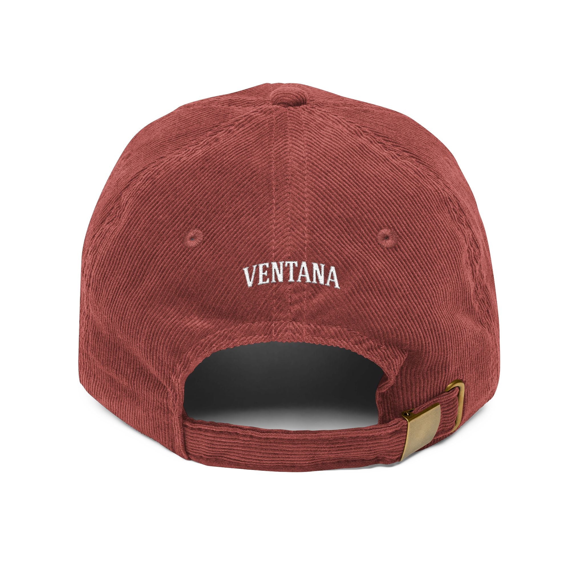 Aptos California Upside Down Embroidered Corduroy Cap - 100% Cotton