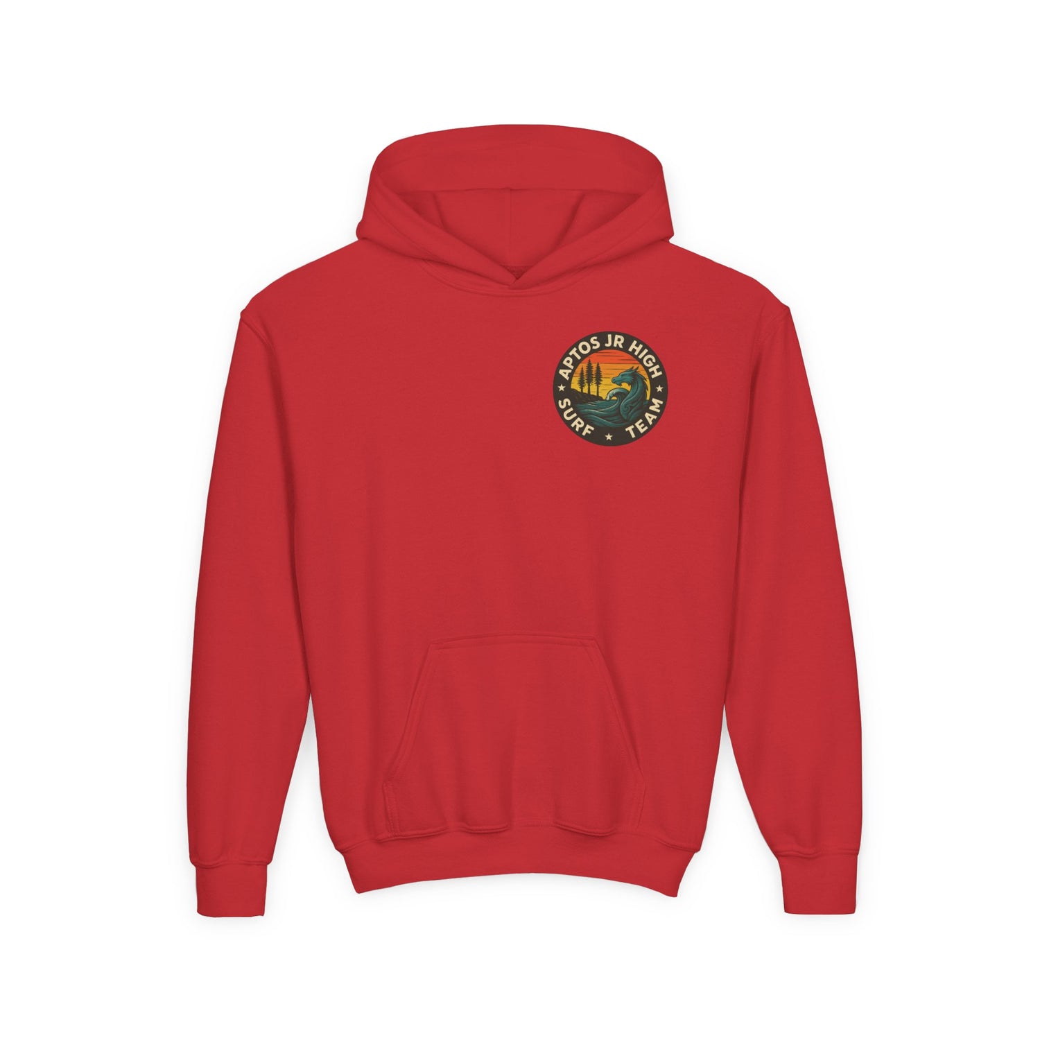 Aptos Jr High Surf Team Youth Pull-Over Hoodie - Heavy Blend Sweatshirt