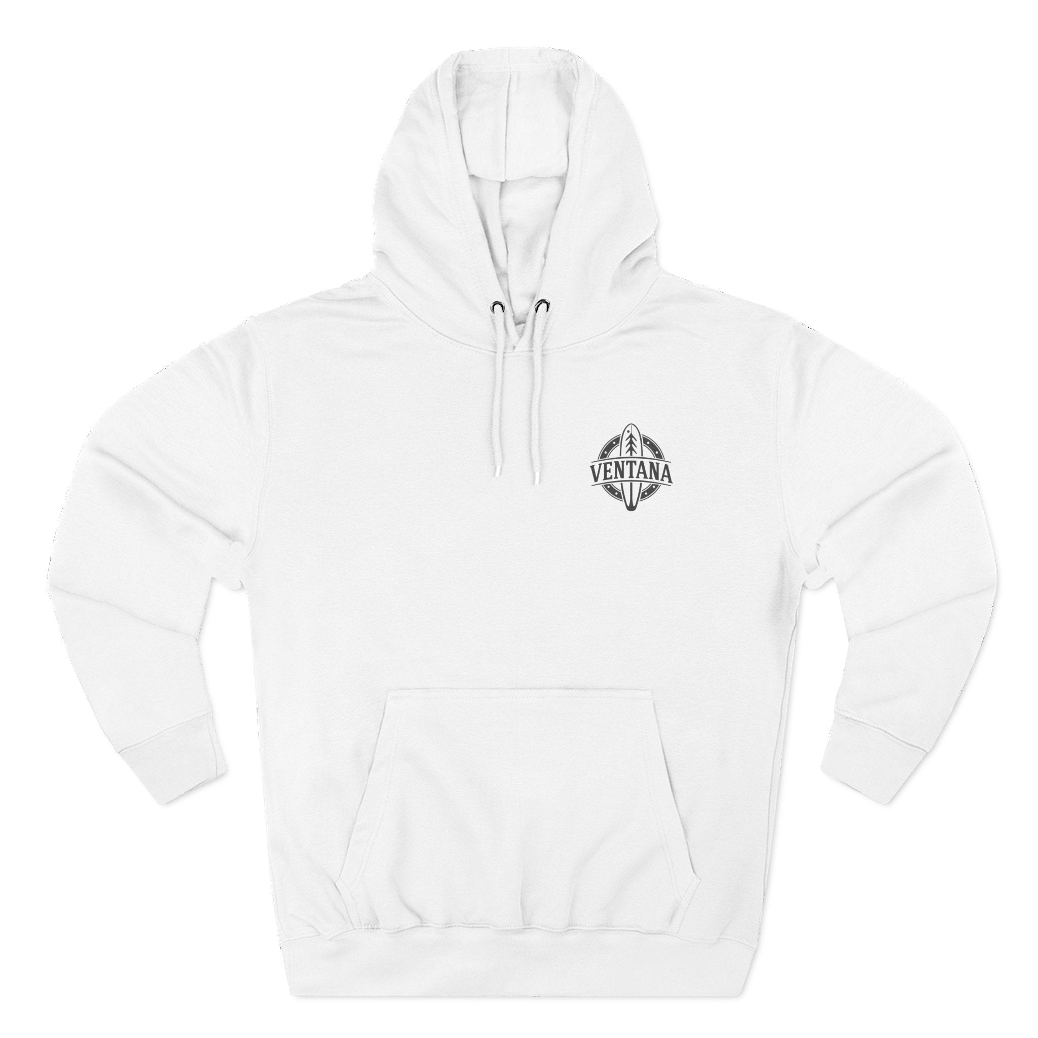 Ventana Surfsquatch by Thiago Bianchini Unisex - Pull-Over Cotton Blend Fleece Hoodie