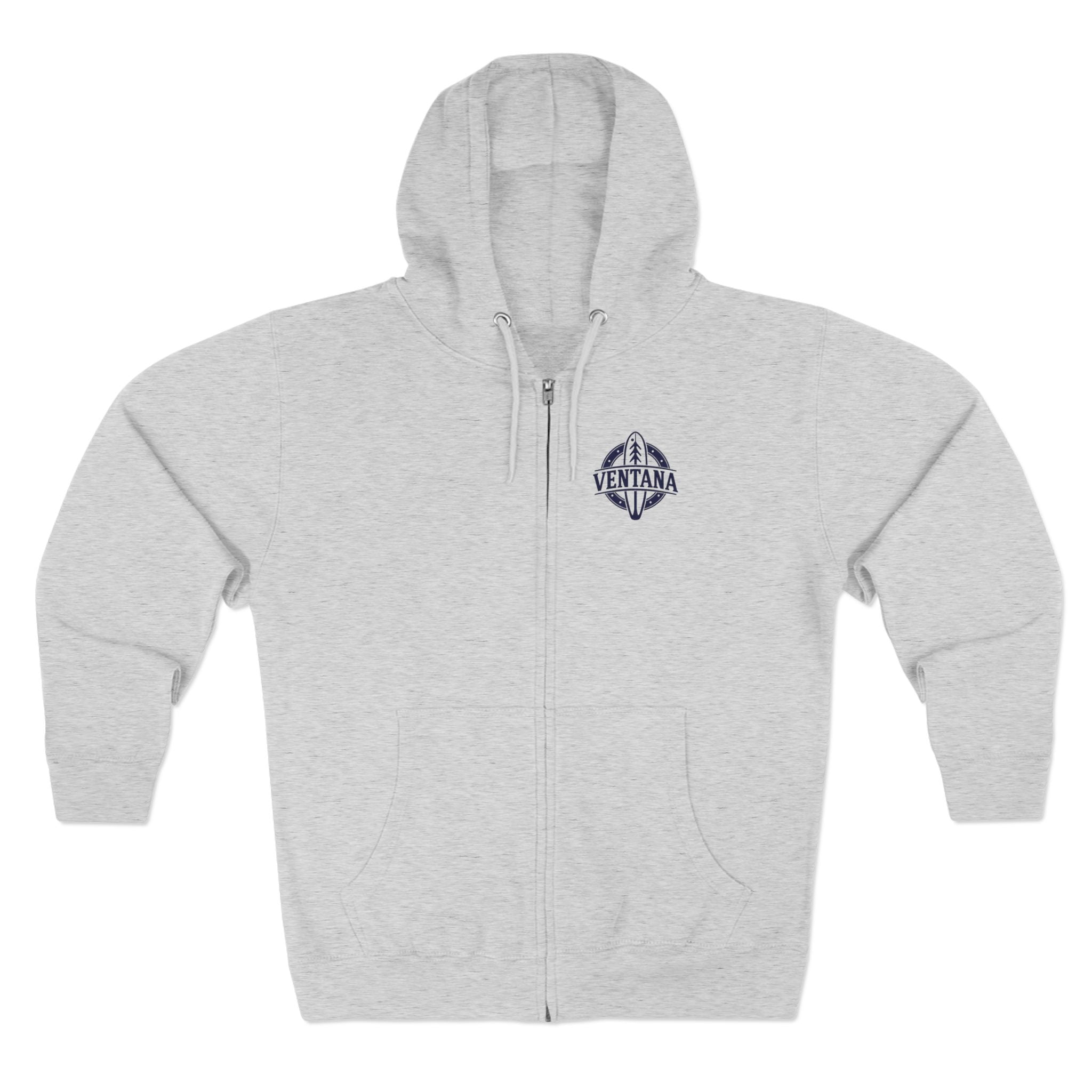 Ventana Marine Life by Lili Arnold Unisex - Zip Cotton Blend Fleece Hoodie