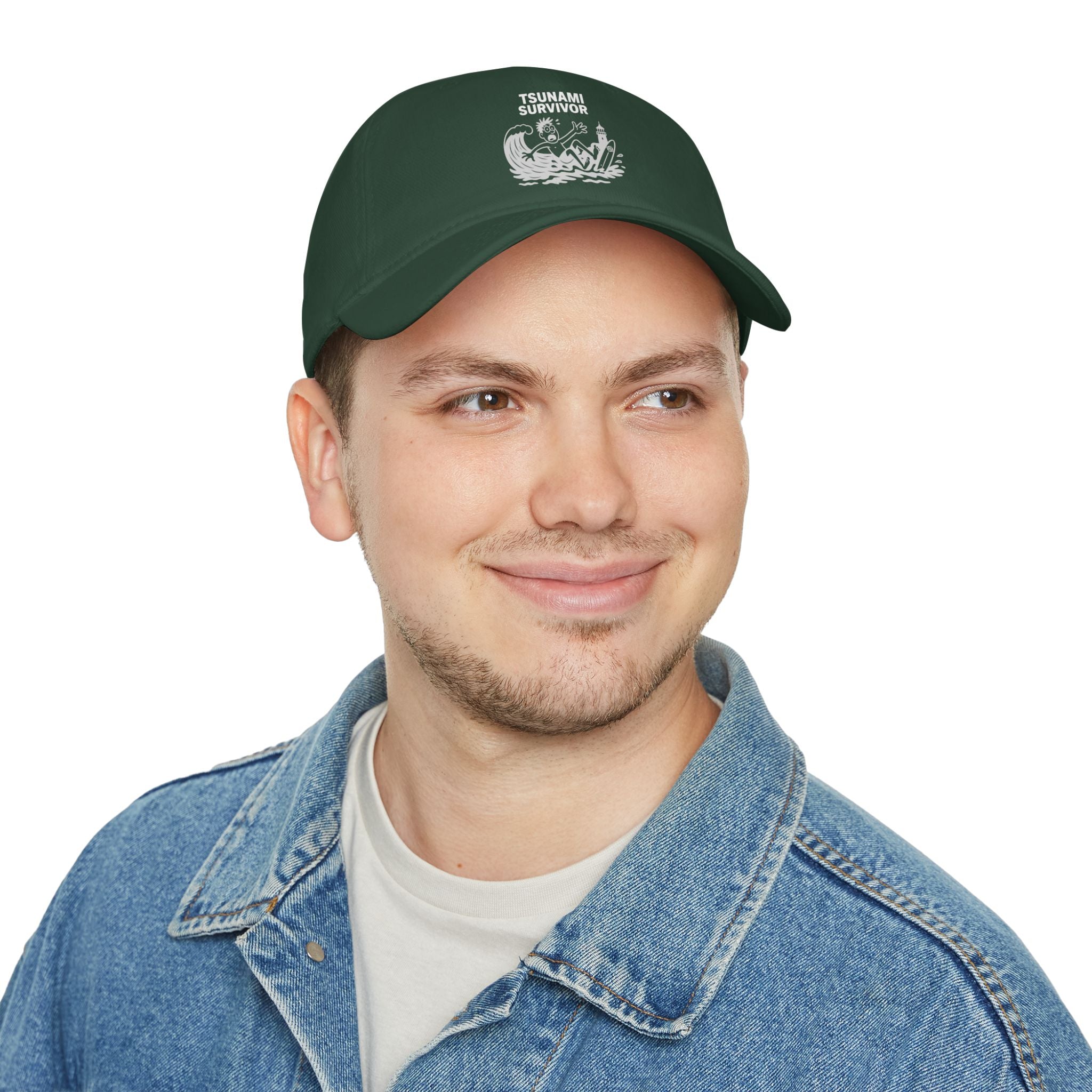 Tsunami Survivor - 100% Cotton Baseball Cap