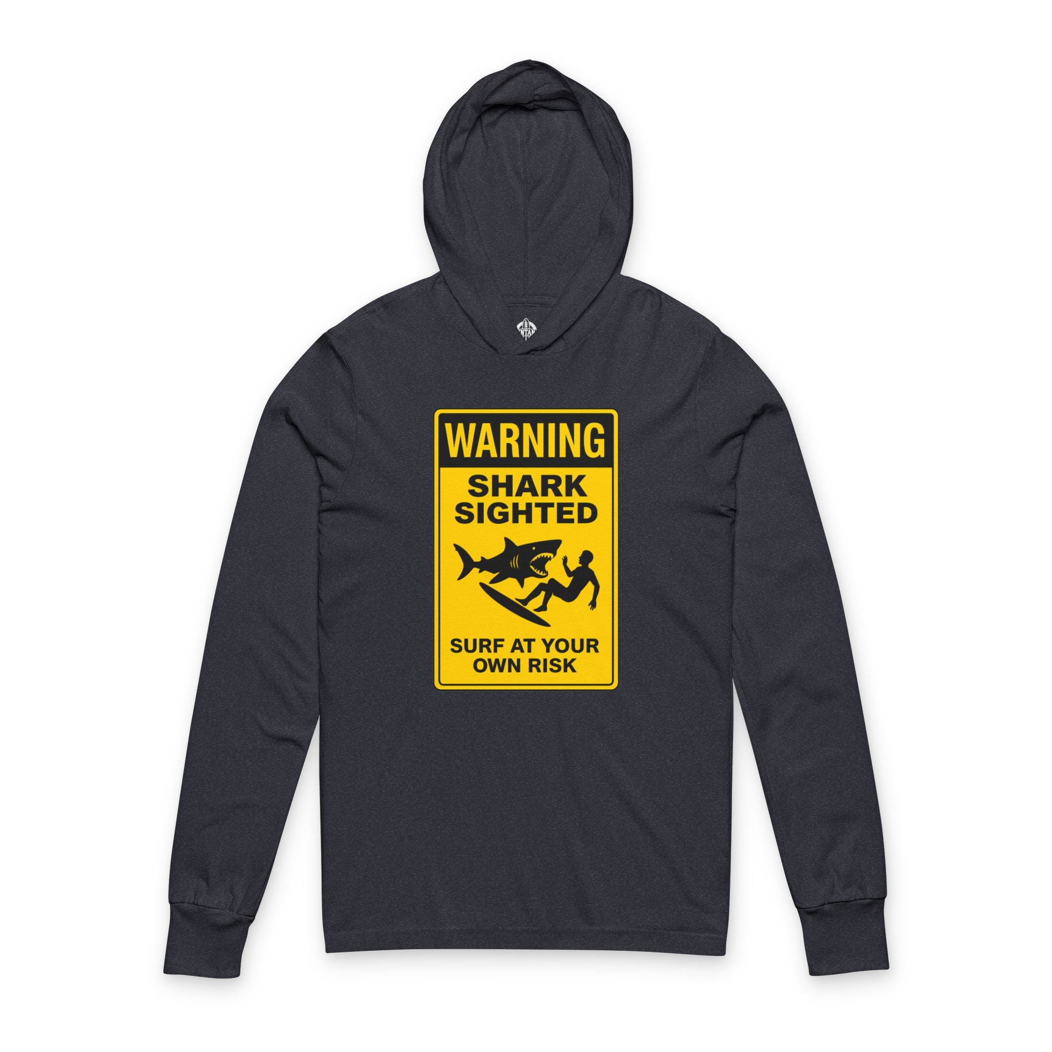 Shark Sighted Team Unisex - Cotton Long Sleeve Hooded T-Shirt