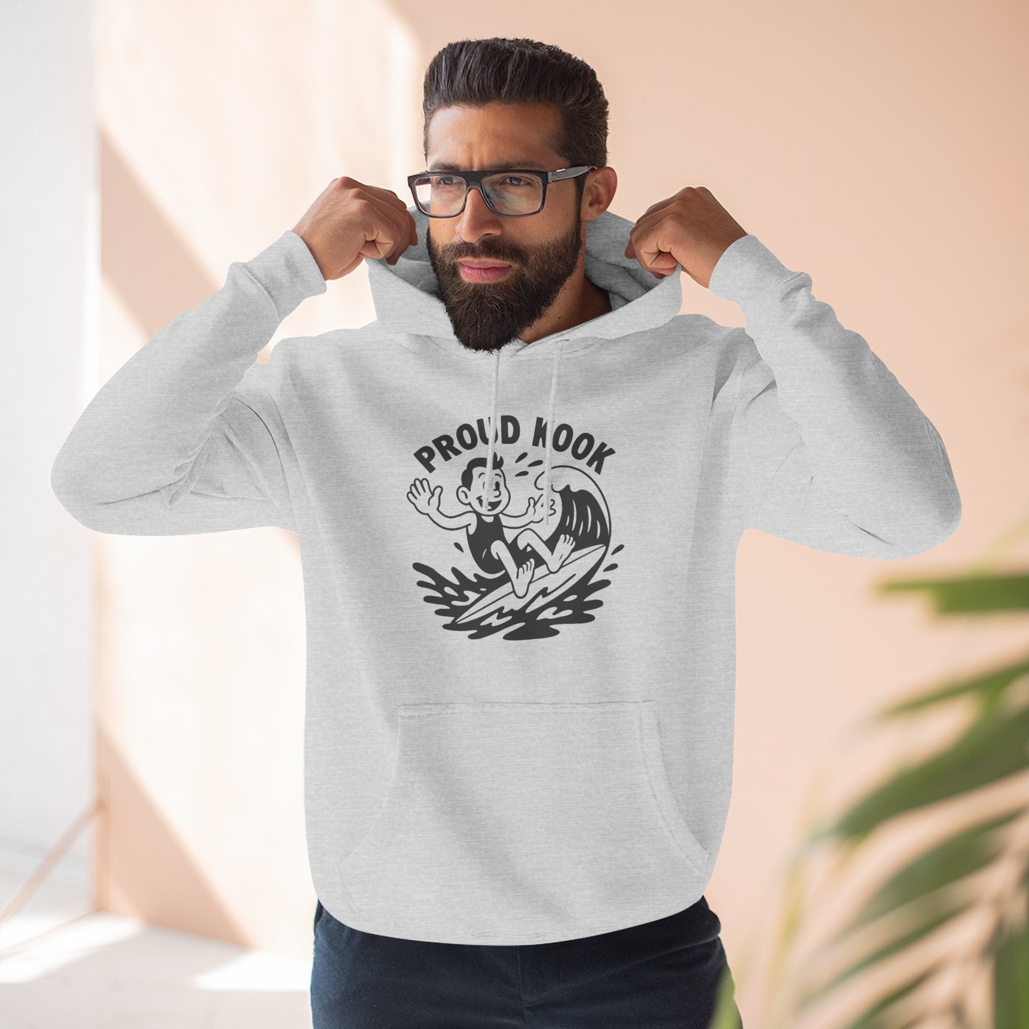 Proud Kook Unisex - Pull-Over Cotton Blend Fleece Hoodie