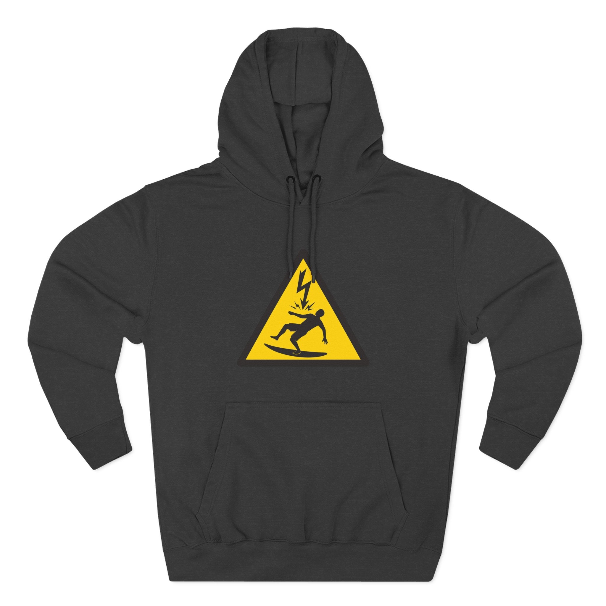 Electric Surfer Unisex - Pull-Over Cotton Blend Fleece Hoodie