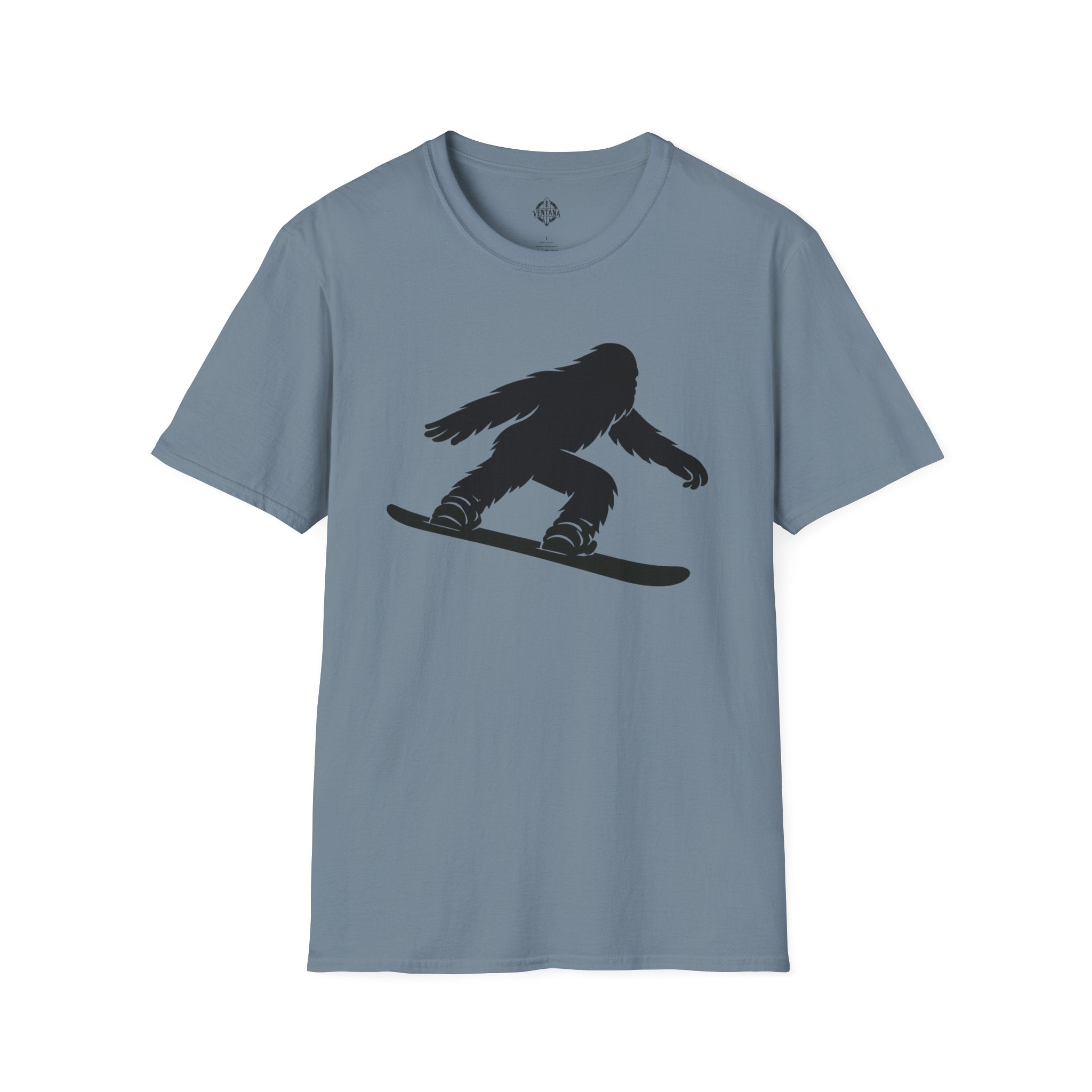 Ventana Shreddy Yeti Snowboard Unisex - U.S. Cotton T-Shirt