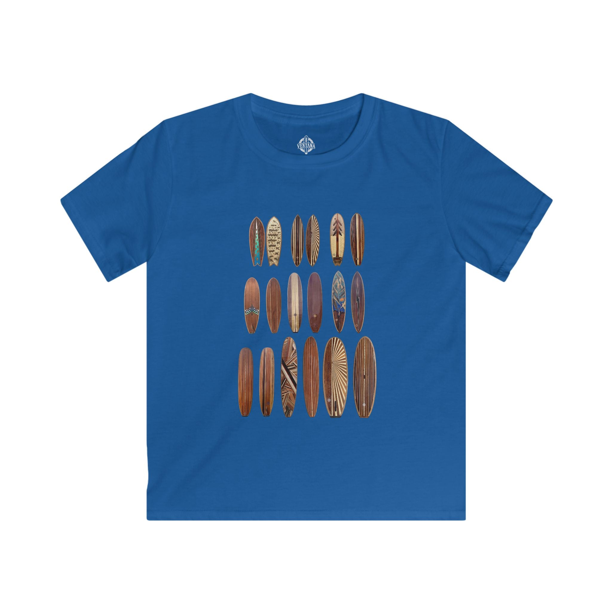 Ventana Wooden Surfboards Kids - Soft Style U.S. Cotton T-Shirt