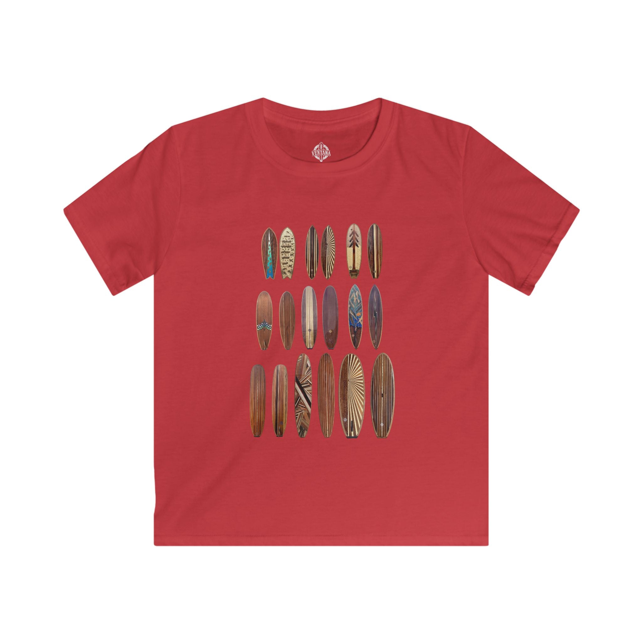 Ventana Wooden Surfboards Kids - Soft Style U.S. Cotton T-Shirt
