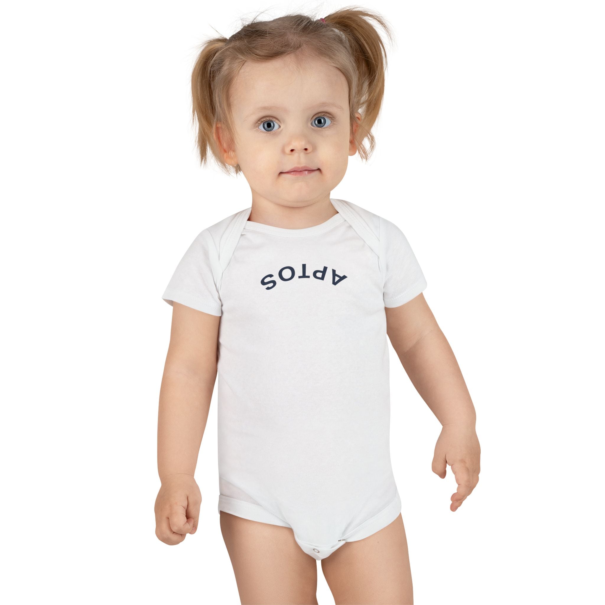 Aptos California Upside Down - Baby Short Sleeve 100% Cotton Onesie