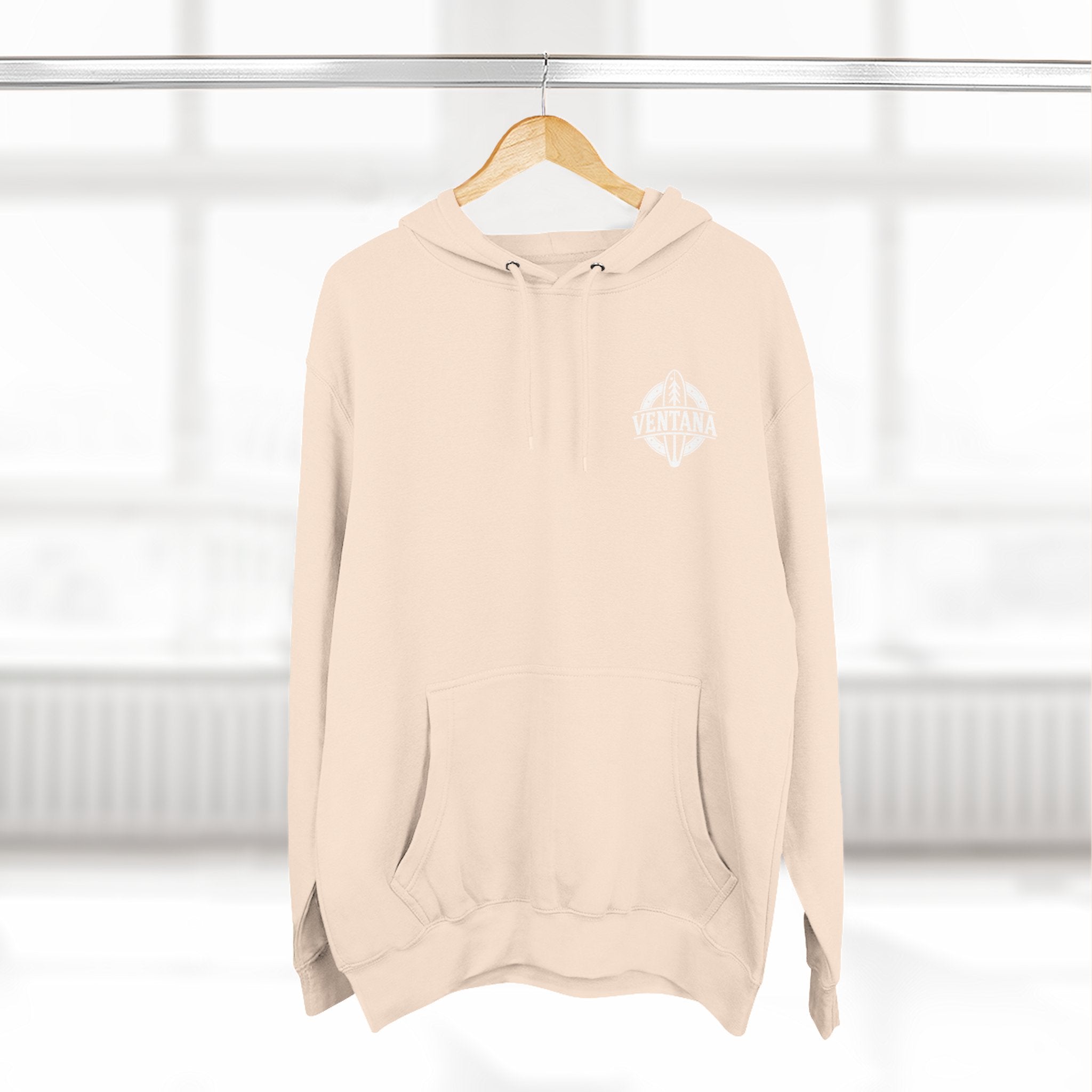 Ventana Surfsquatch by Thiago Bianchini Unisex - Pull-Over Cotton Blend Fleece Hoodie
