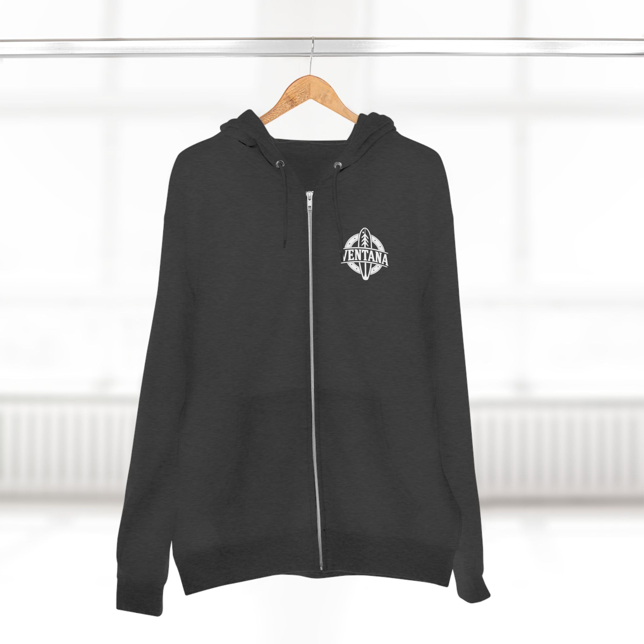Ventana Marine Life by Lili Arnold Unisex - Zip Cotton Blend Fleece Hoodie