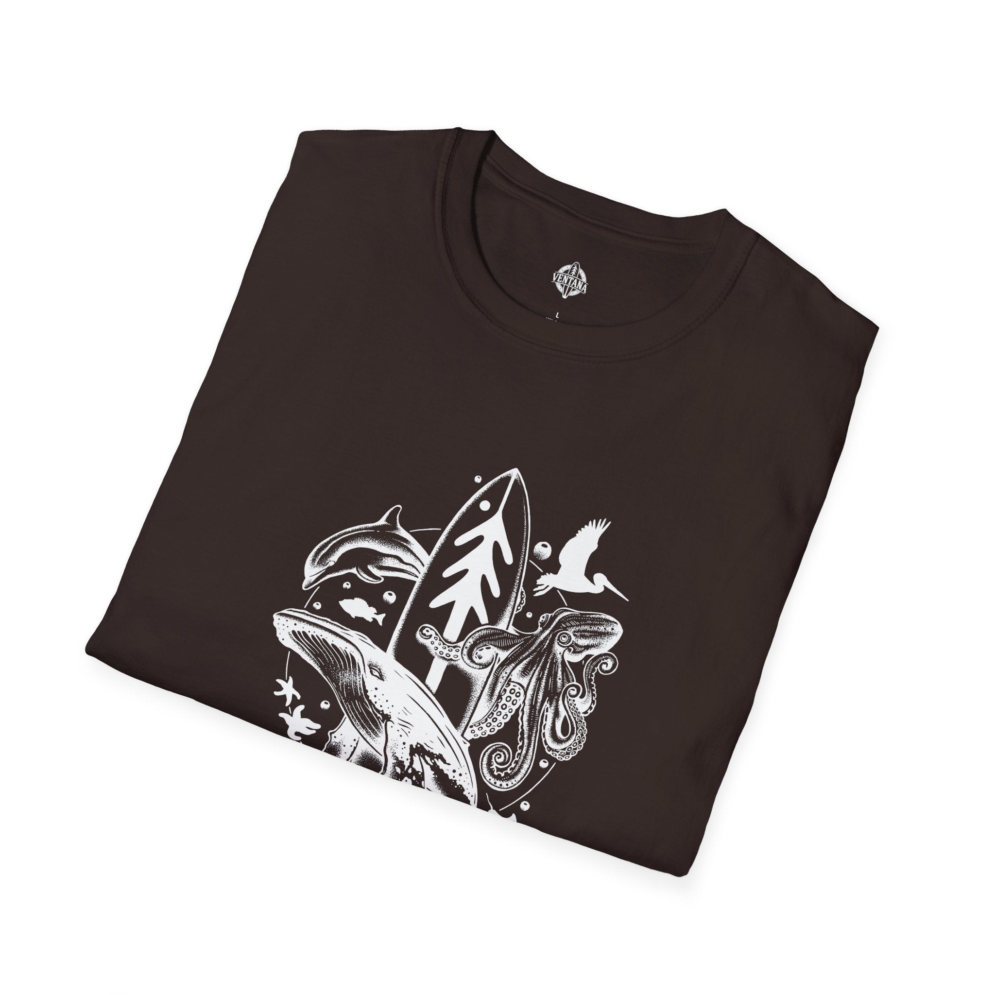 Ventana Monterey Bay by Thiago Bianchini Unisex - Soft Style U.S. Cotton T-Shirt