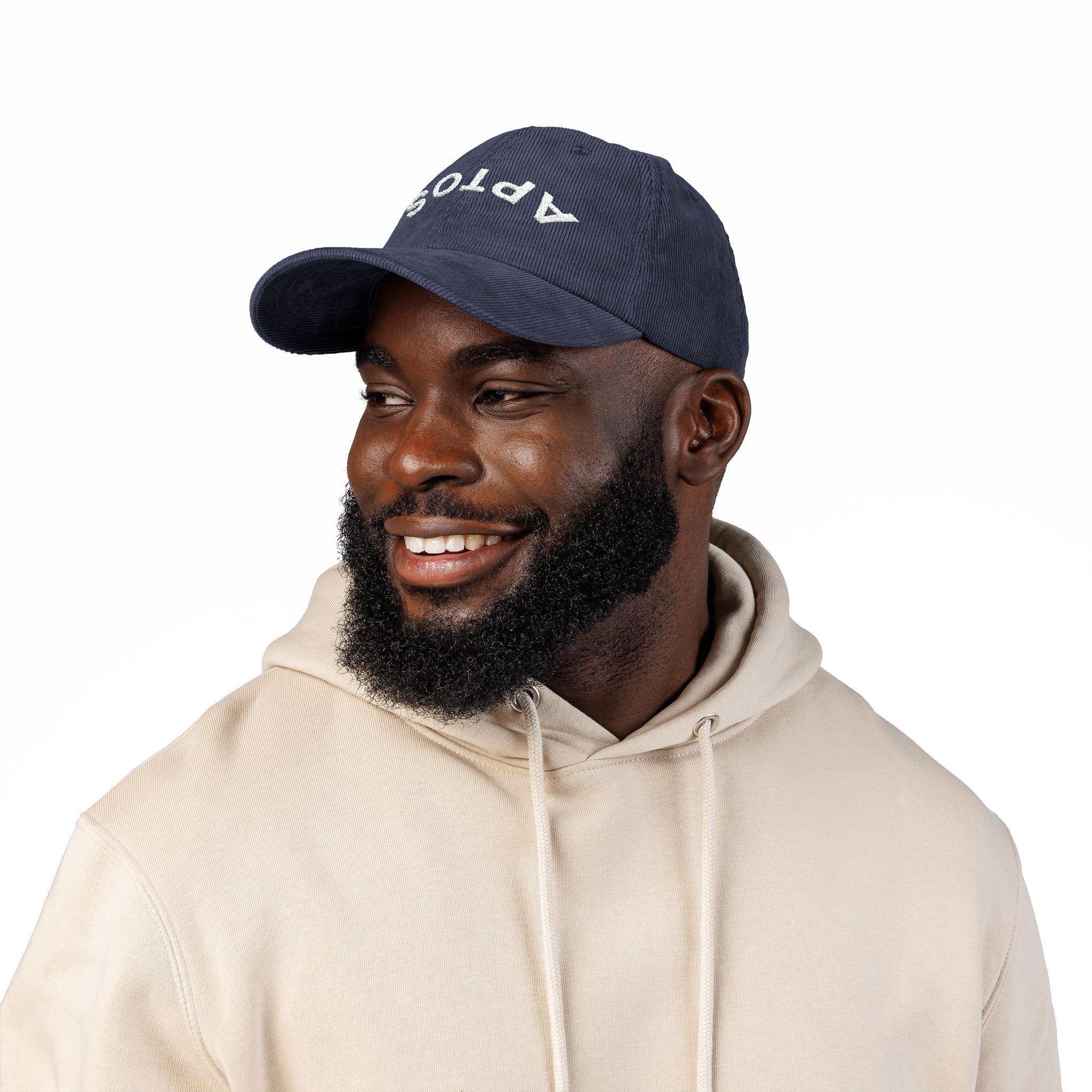 Aptos California Upside Down Embroidered Corduroy Cap - 100% Cotton