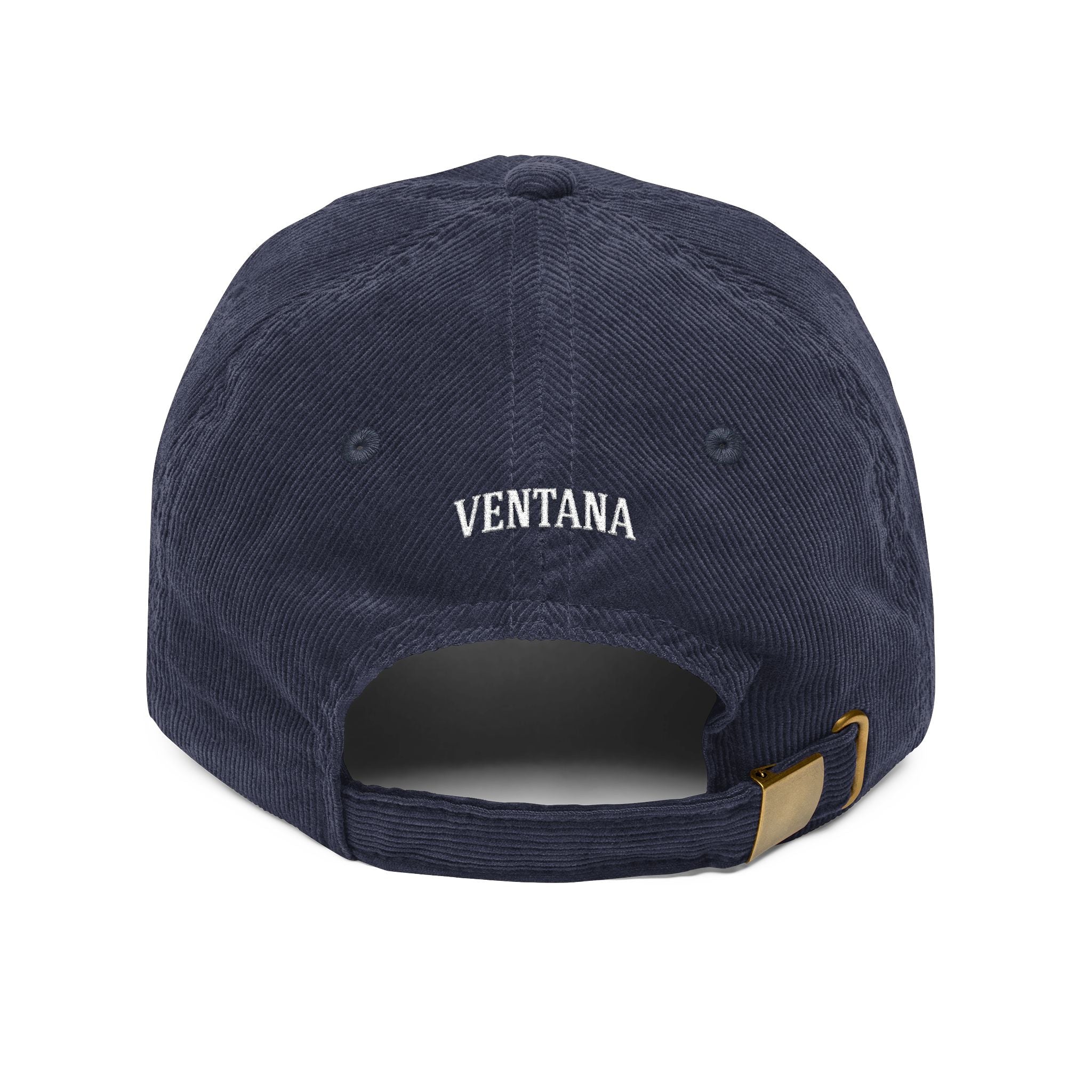 Aptos California Upside Down Embroidered Corduroy Cap - 100% Cotton