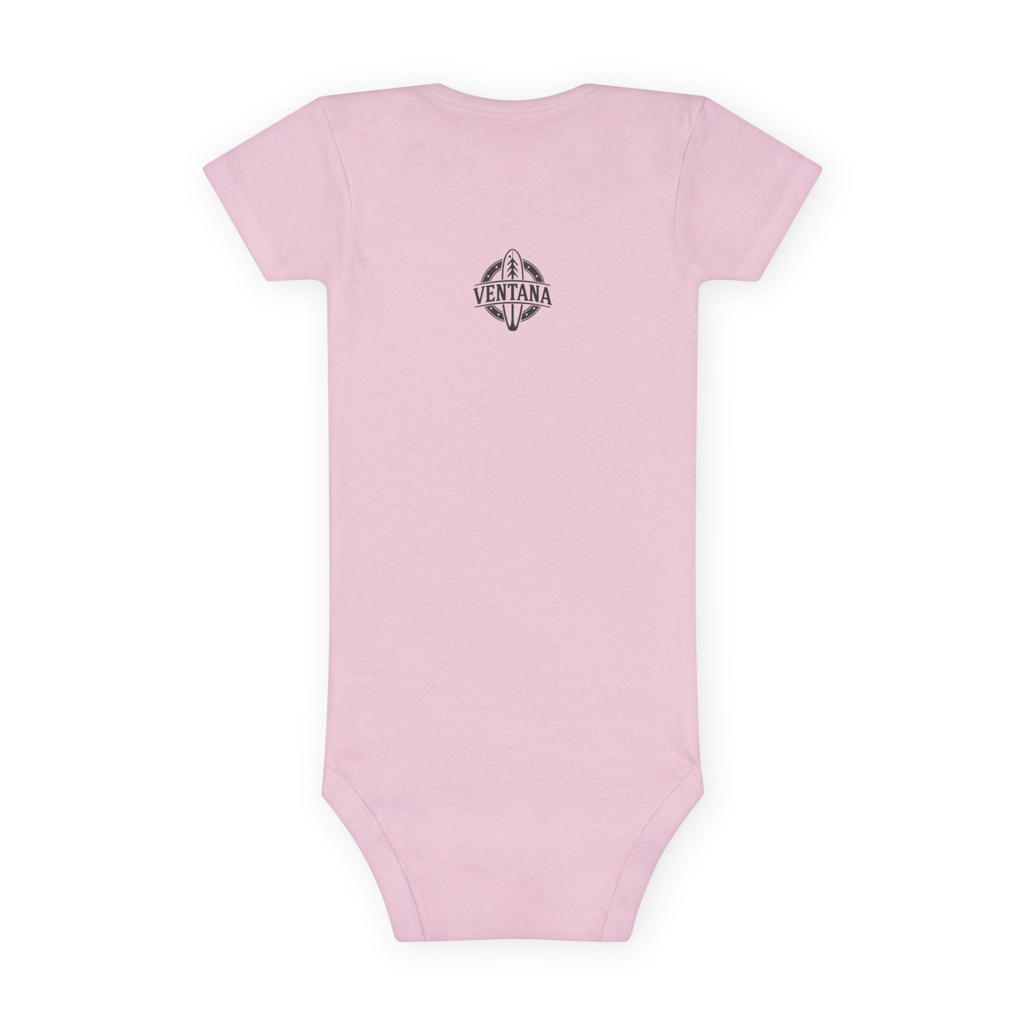 Queen of Hearts Surfer - Baby Short Sleeve 100% Cotton Onesie