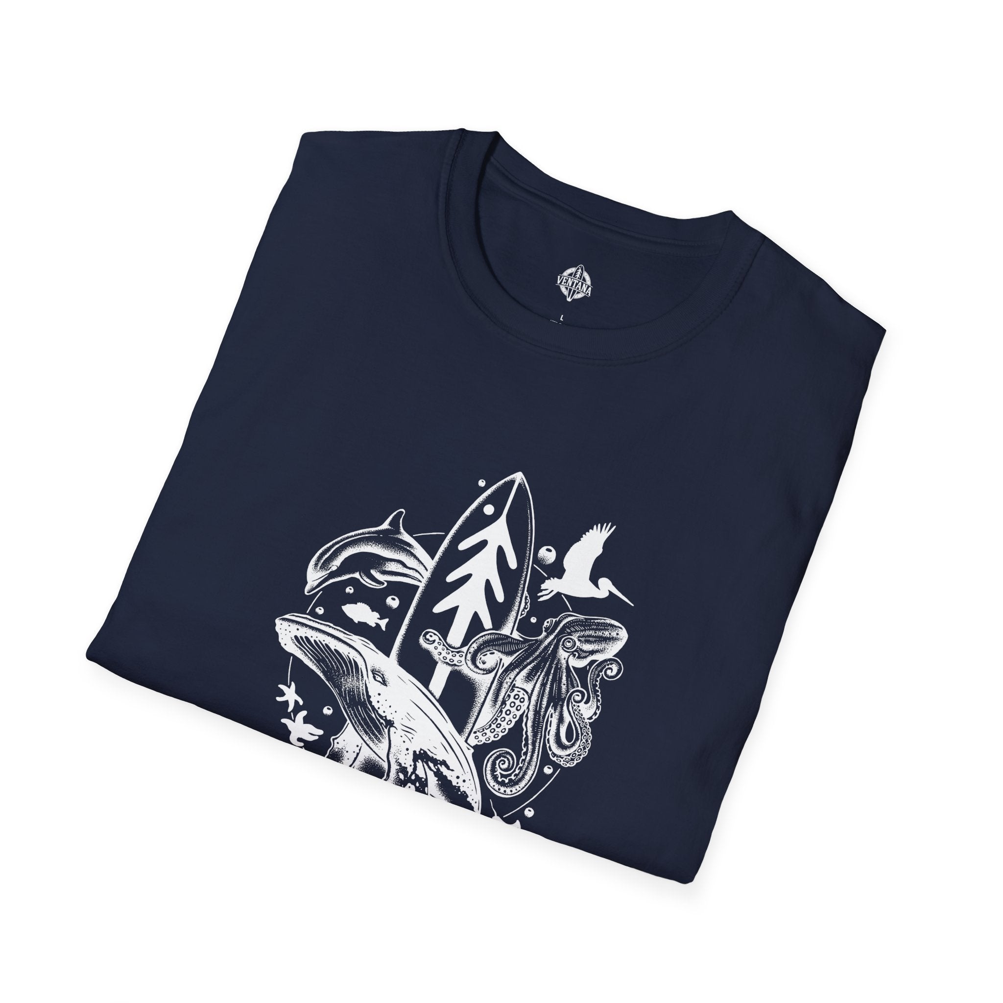 Ventana Monterey Bay by Thiago Bianchini Unisex - Soft Style U.S. Cotton T-Shirt