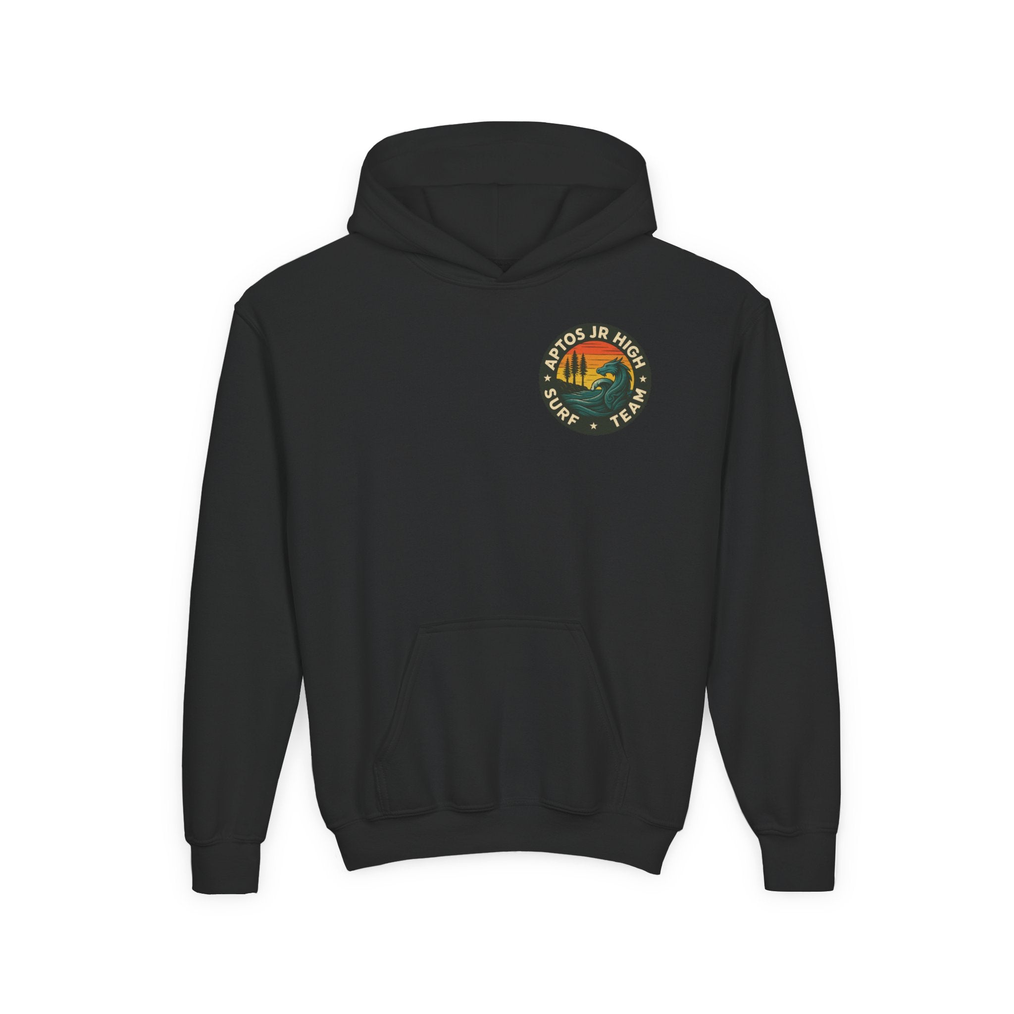 Aptos Jr High Surf Team Youth Pull-Over Hoodie - Heavy Blend Sweatshirt