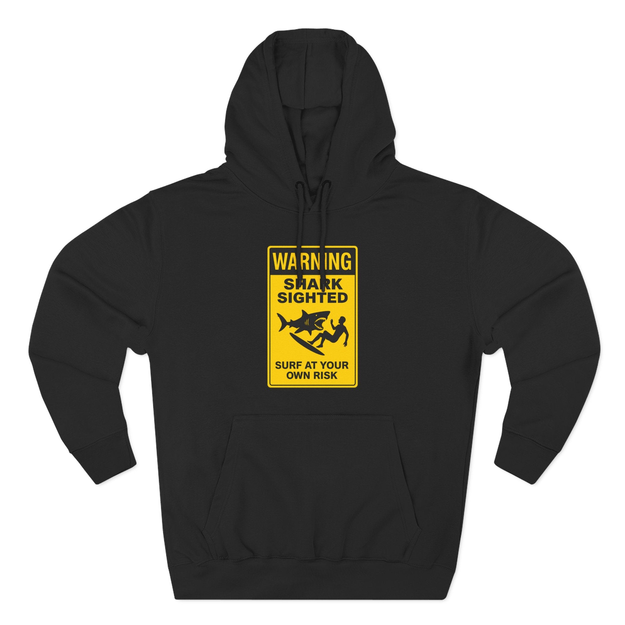 Shark Sighted Unisex - Pull-Over Cotton Blend Fleece Hoodie