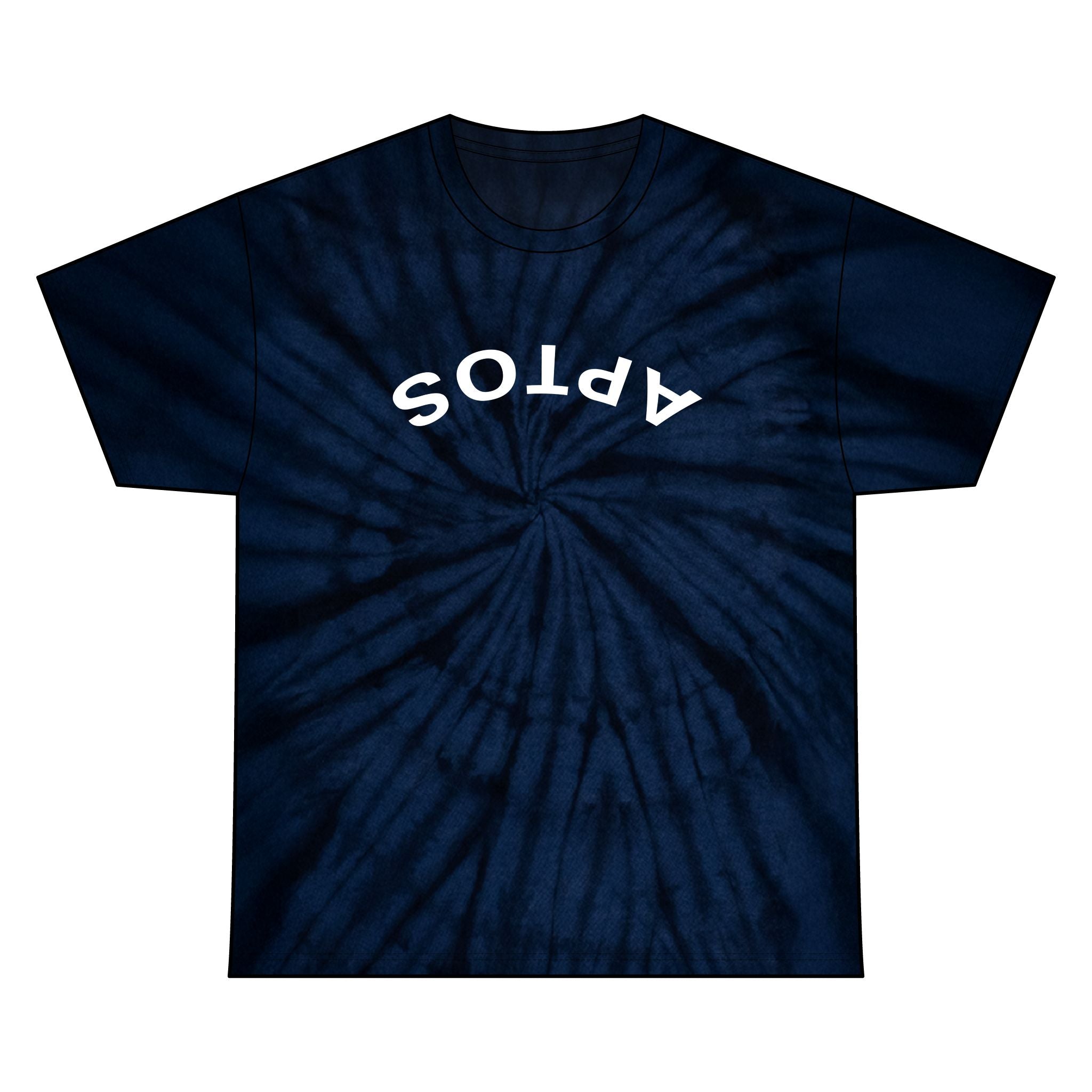 Aptos California Upside Down Tie Dye Unisex - 100% Cotton T-Shirt