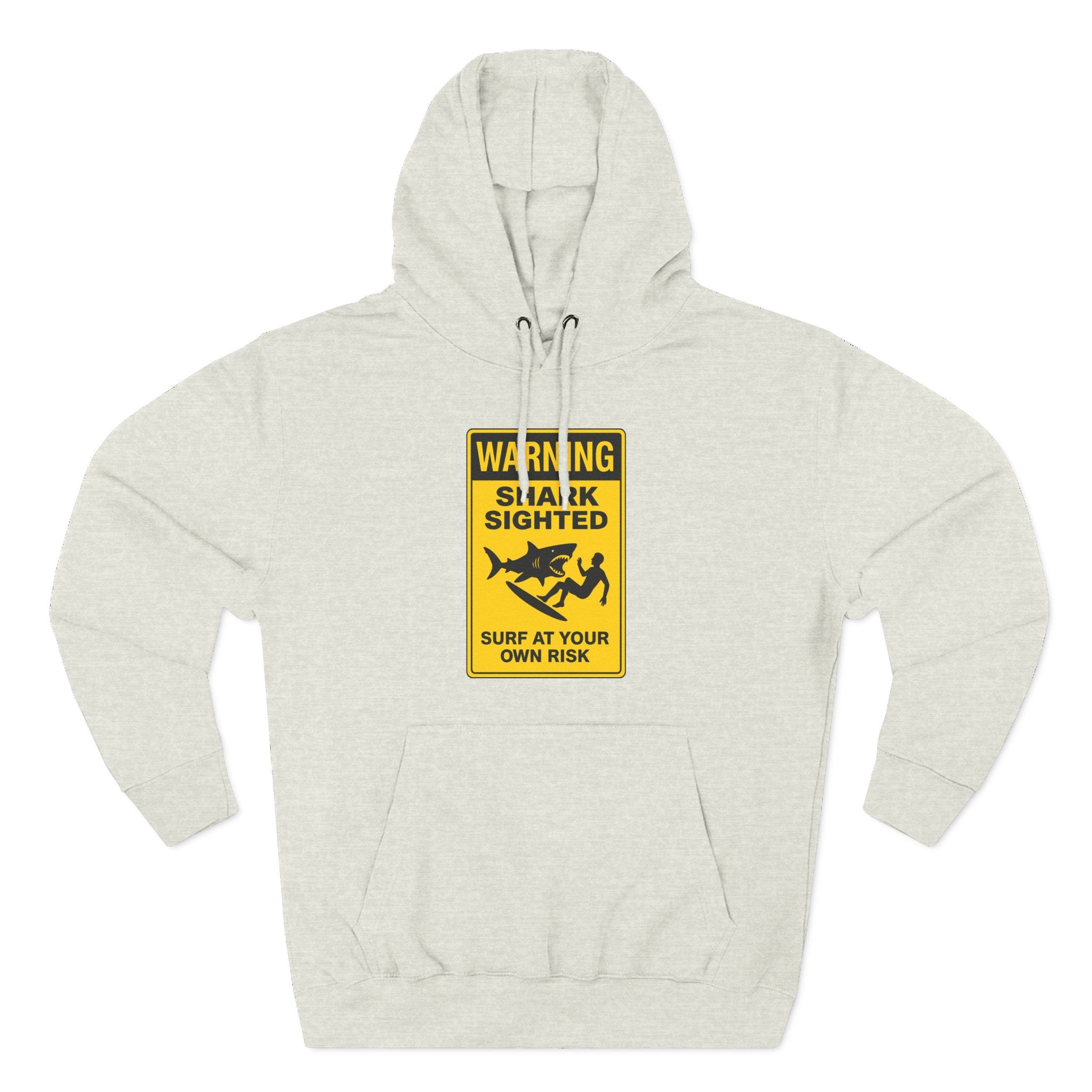 Shark Sighted Unisex - Pull-Over Cotton Blend Fleece Hoodie