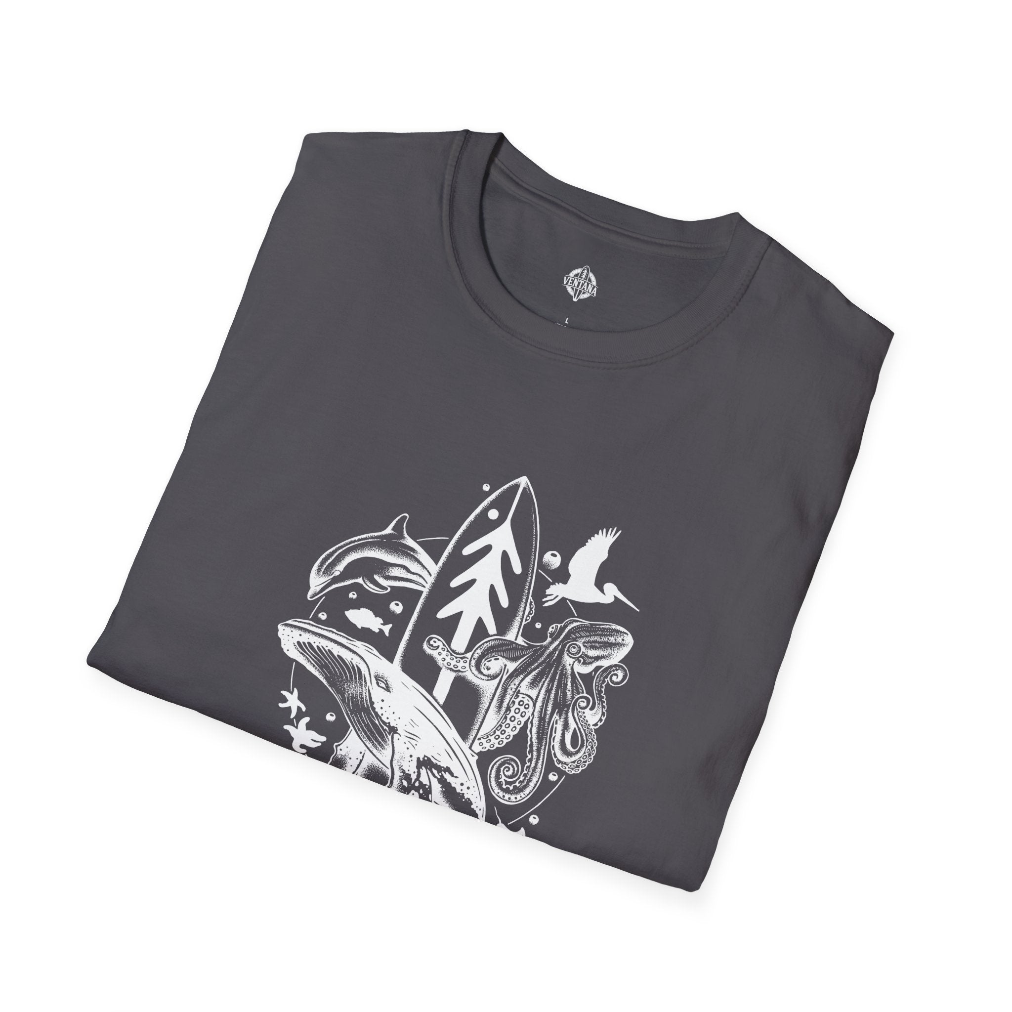 Ventana Monterey Bay by Thiago Bianchini Unisex - Soft Style U.S. Cotton T-Shirt