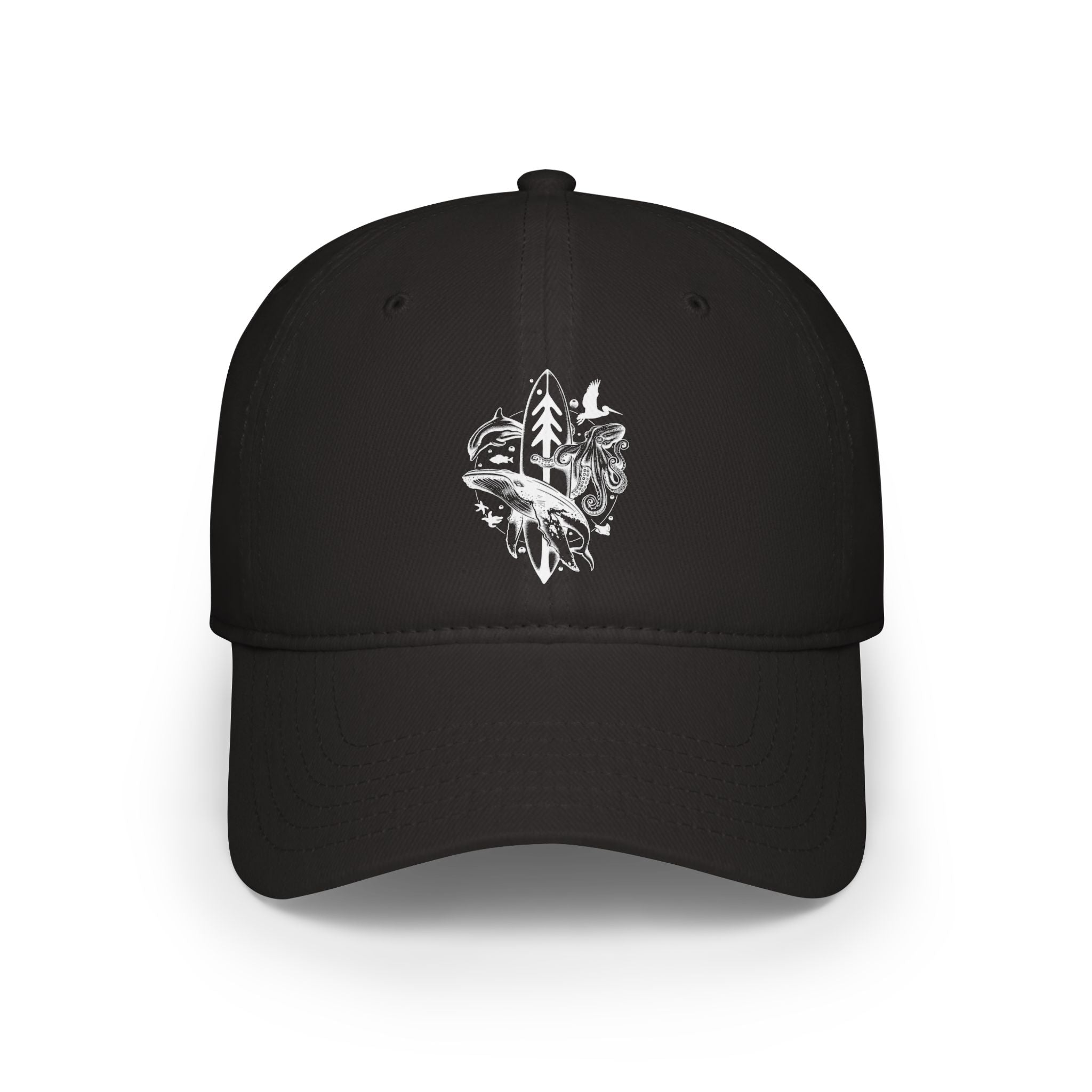 Ventana Monterey Bay by Thiago Bianchini Unisex - 100% Cotton Baseball Cap