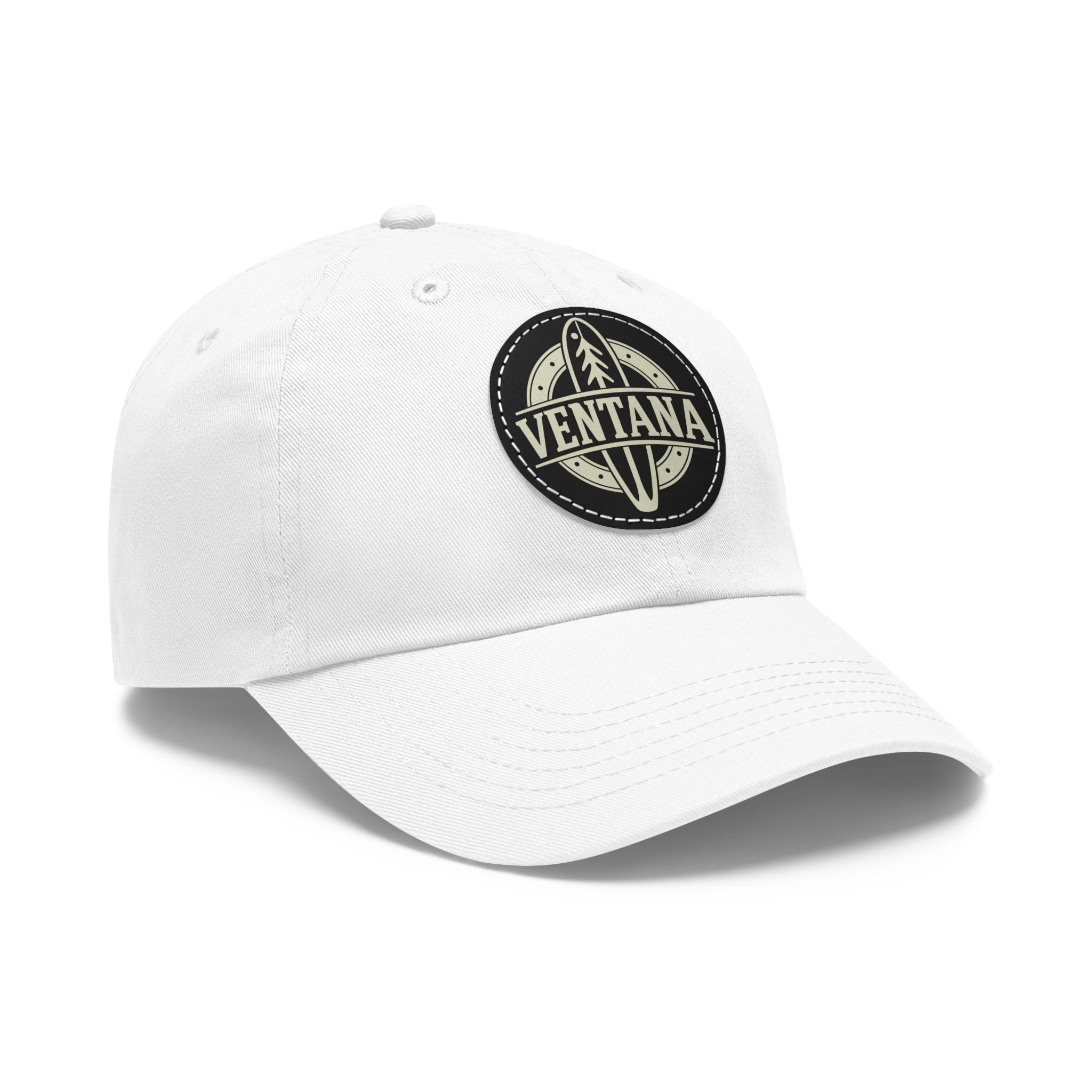 Ventana Treefish Logo Vegan Leather Patch Hat