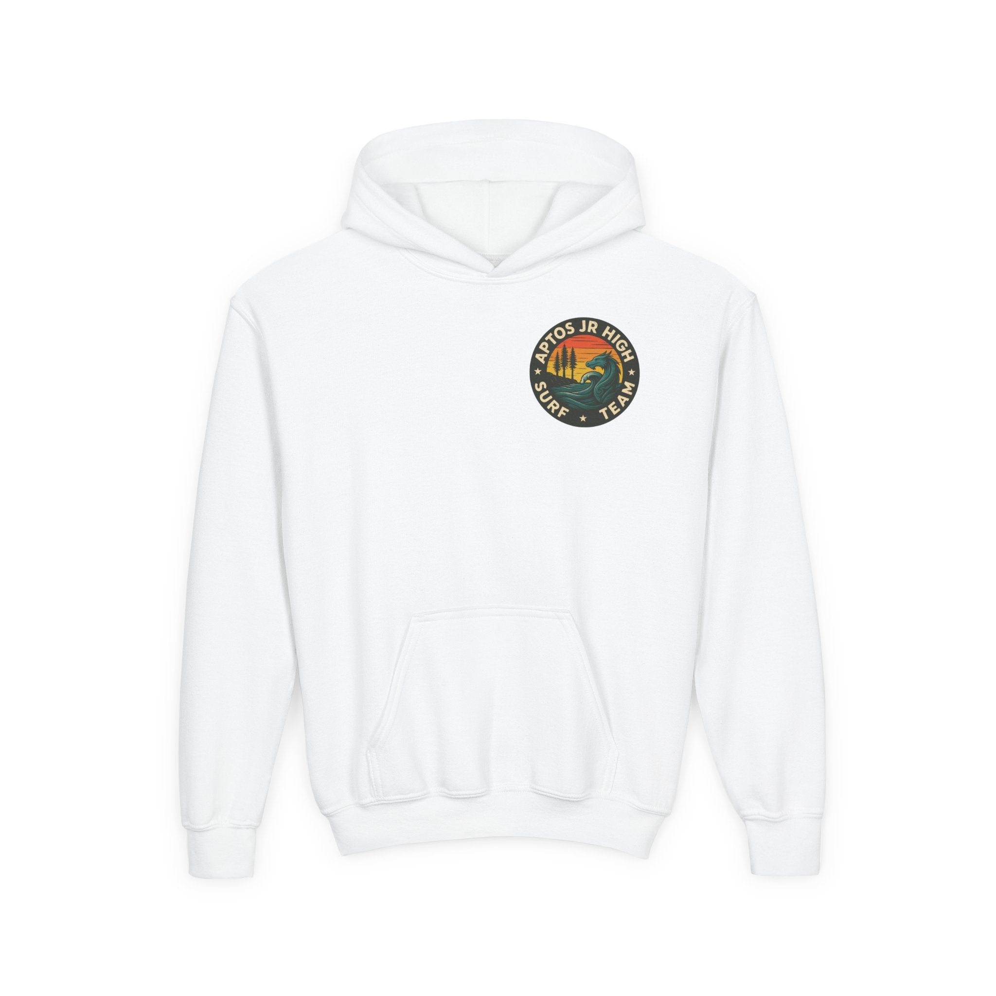 Aptos Jr High Surf Team Youth Pull-Over Hoodie - Heavy Blend Sweatshirt