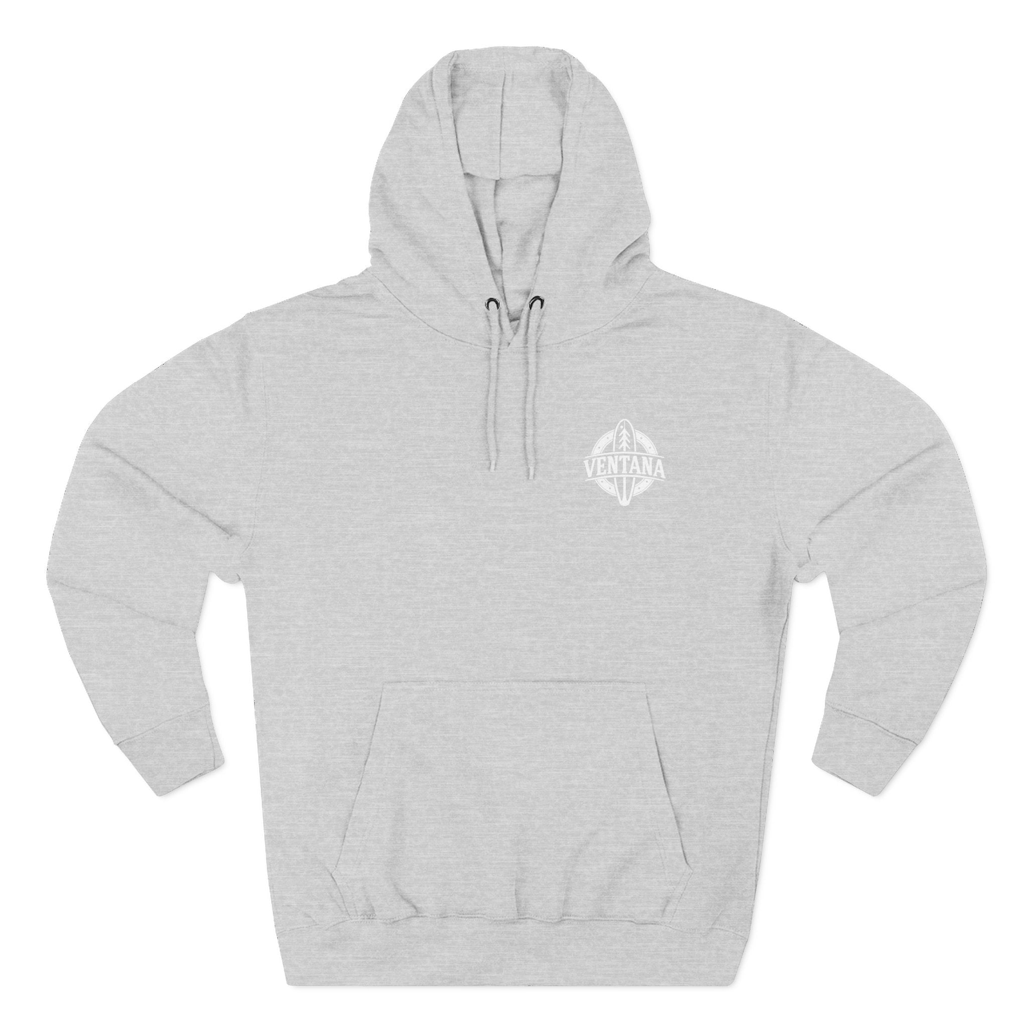 Ventana Surfsquatch by Thiago Bianchini Unisex - Pull-Over Cotton Blend Fleece Hoodie