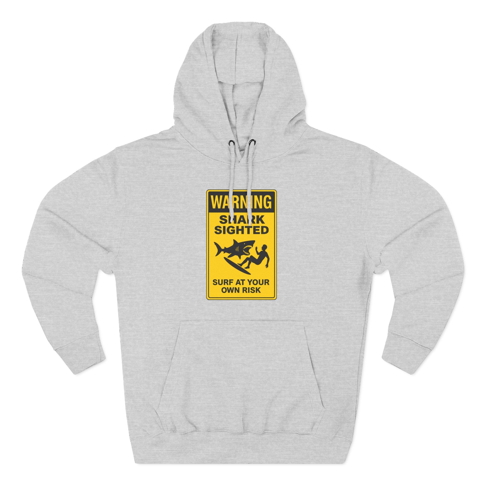 Shark Sighted Unisex - Pull-Over Cotton Blend Fleece Hoodie
