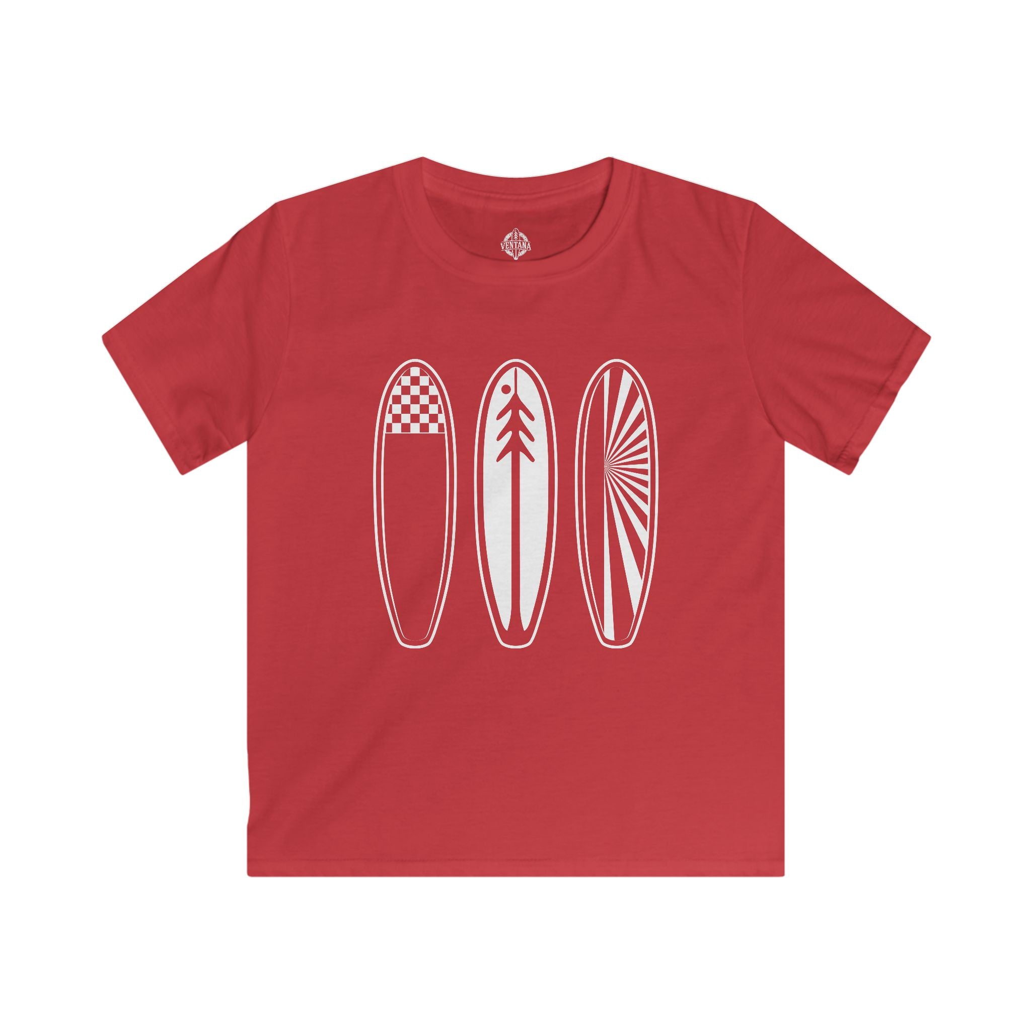 Ventana Three Board Kids - Soft Style U.S. Cotton T-Shirt