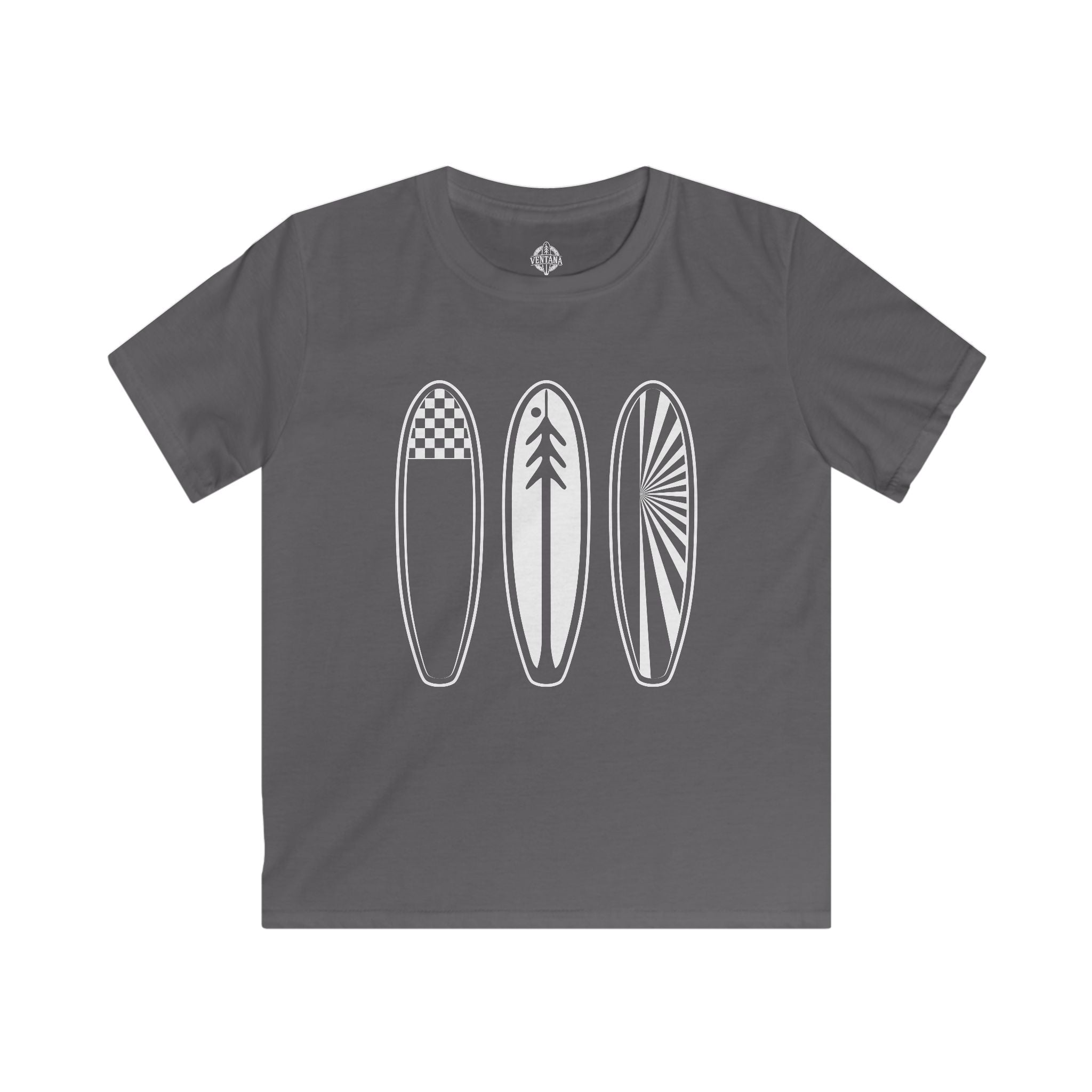 Ventana Three Board Kids - Soft Style U.S. Cotton T-Shirt