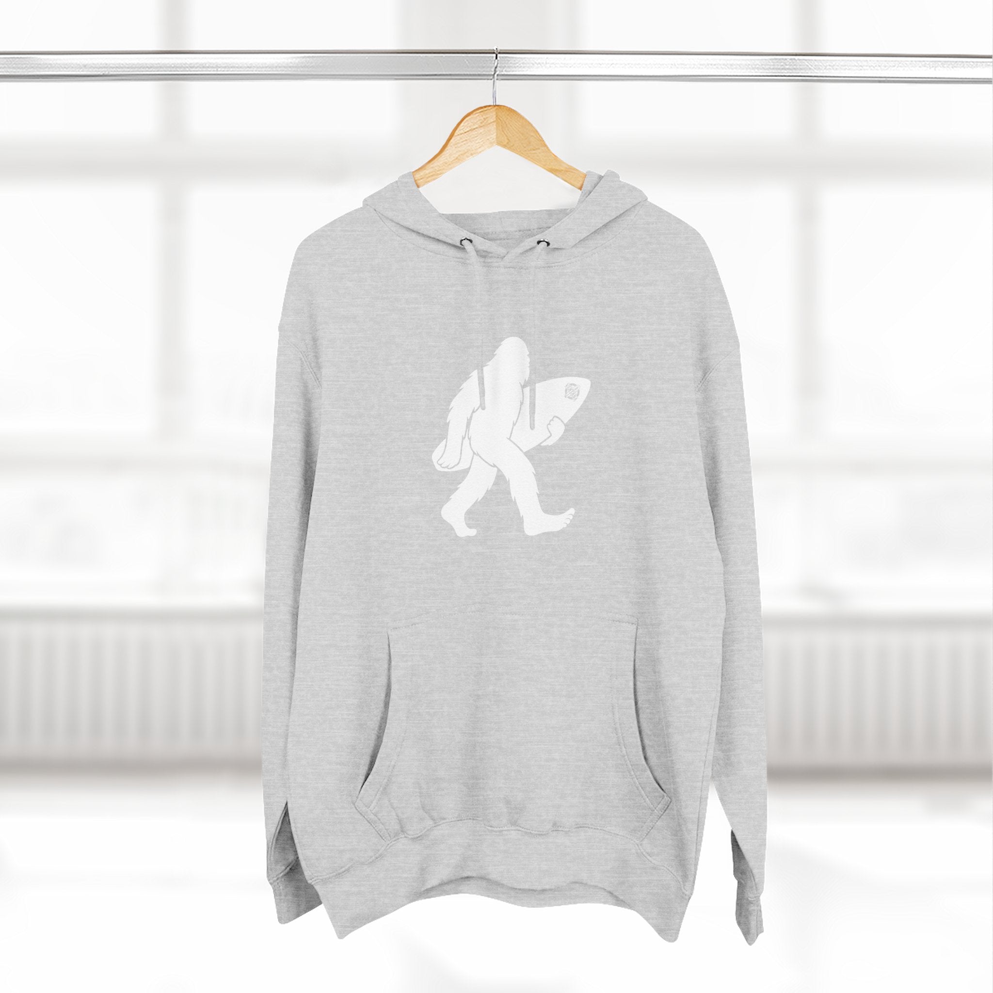 Ventana Surfsquatch Unisex - Pull-Over Cotton Blend Fleece Hoodie