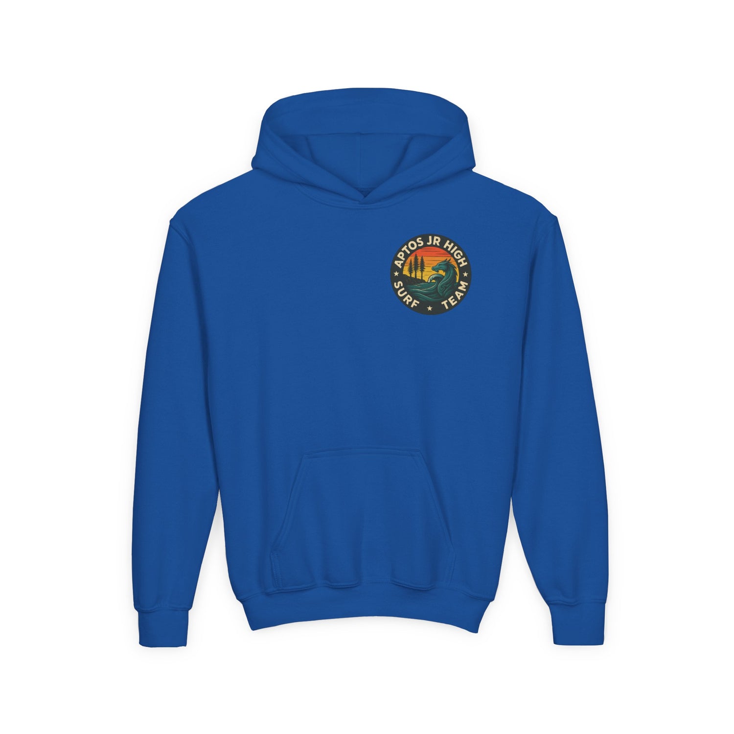 Aptos Jr High Surf Team Youth Pull-Over Hoodie - Heavy Blend Sweatshirt