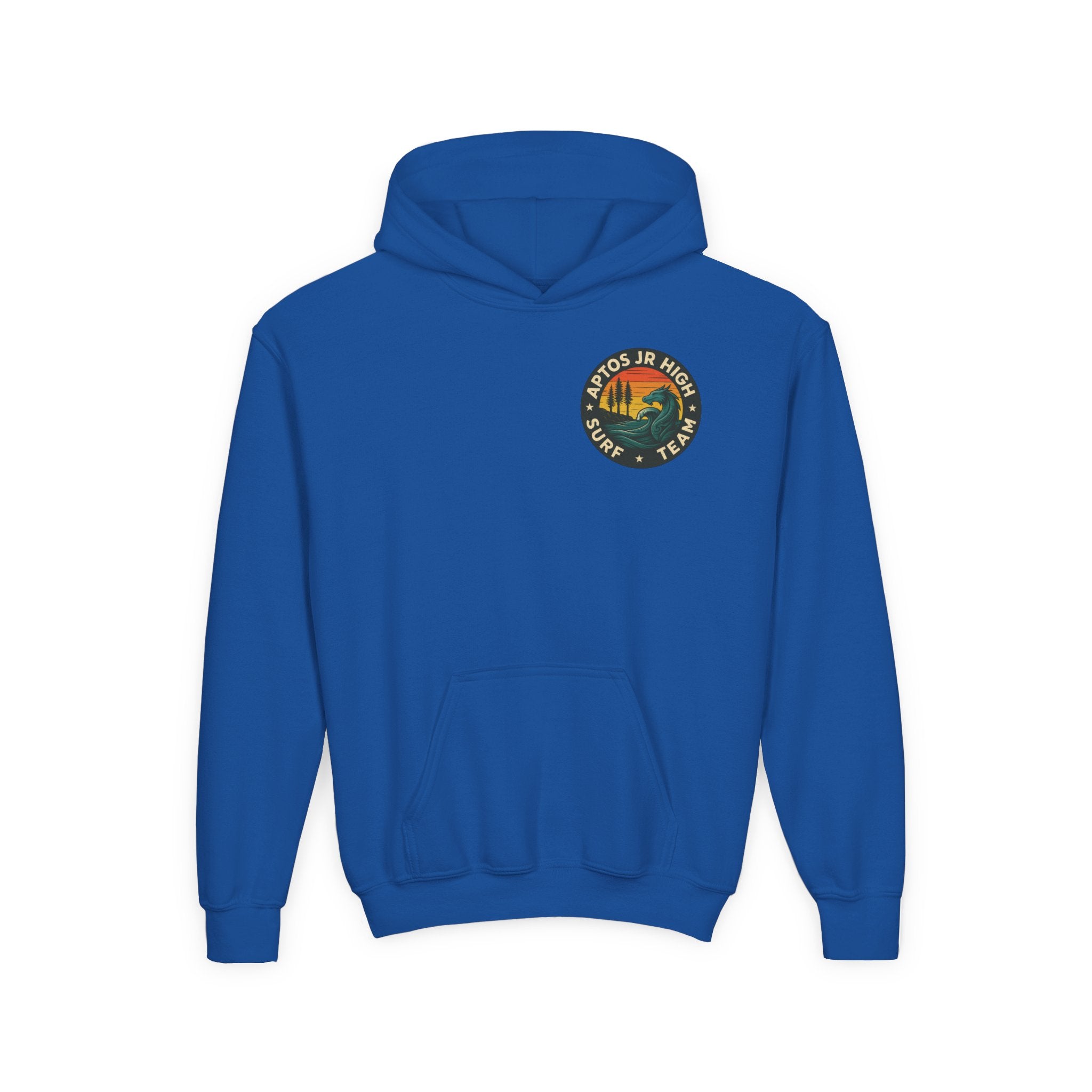 Aptos Jr High Surf Team Youth Pull-Over Hoodie - Heavy Blend Sweatshirt